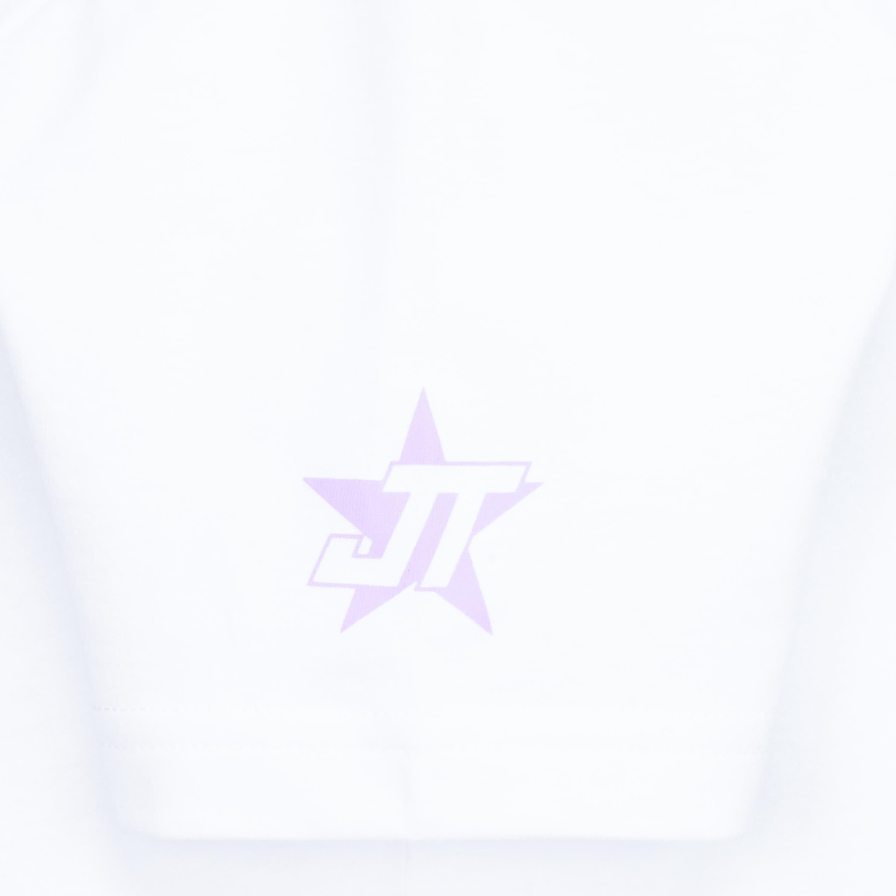 Jordan Big Boys' Jason Tatum Painting Tee - WHITE Thumbnail View 3