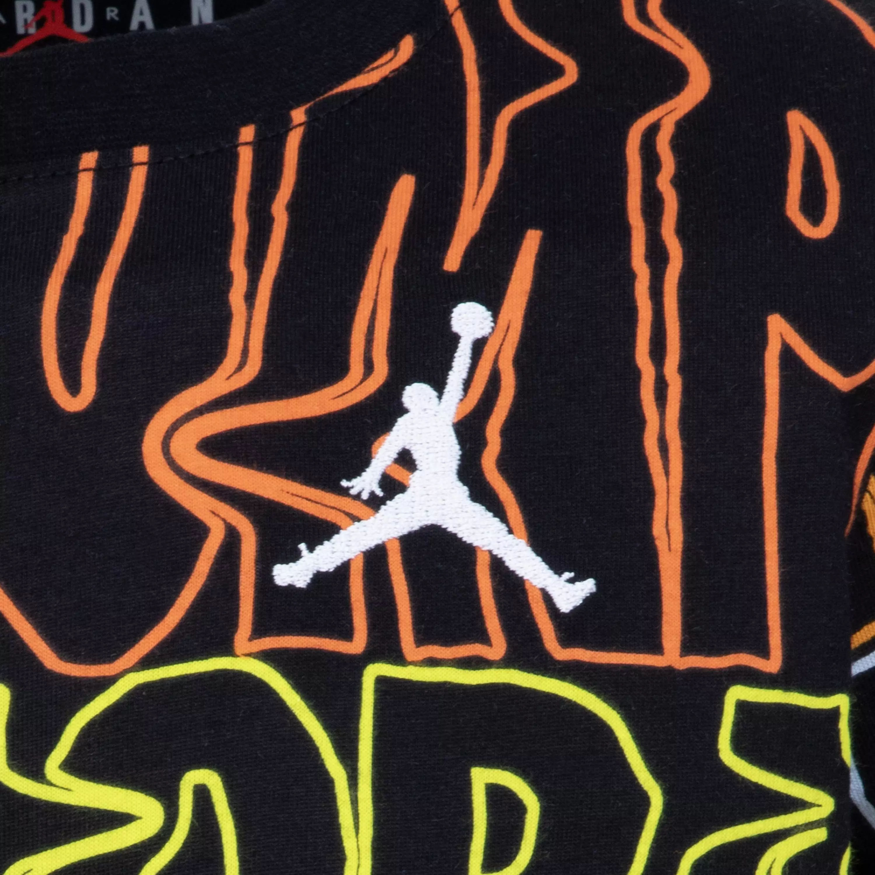 Jordan Little Boys' Fuel Up Short Set - BLACK/ORANGE