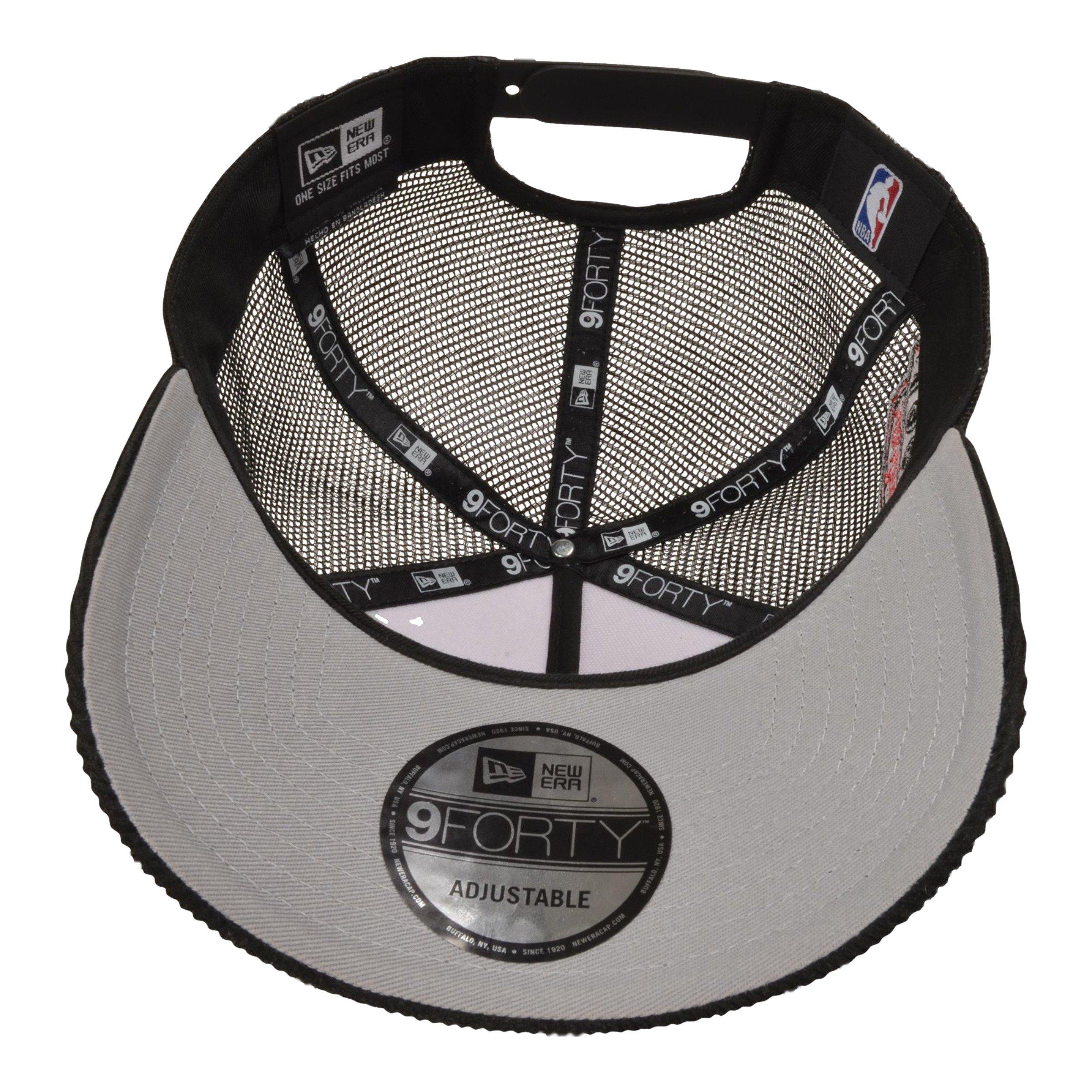 New Era Chicago Bulls 9FORTY Established '66 Mesh Snapback-Black/White