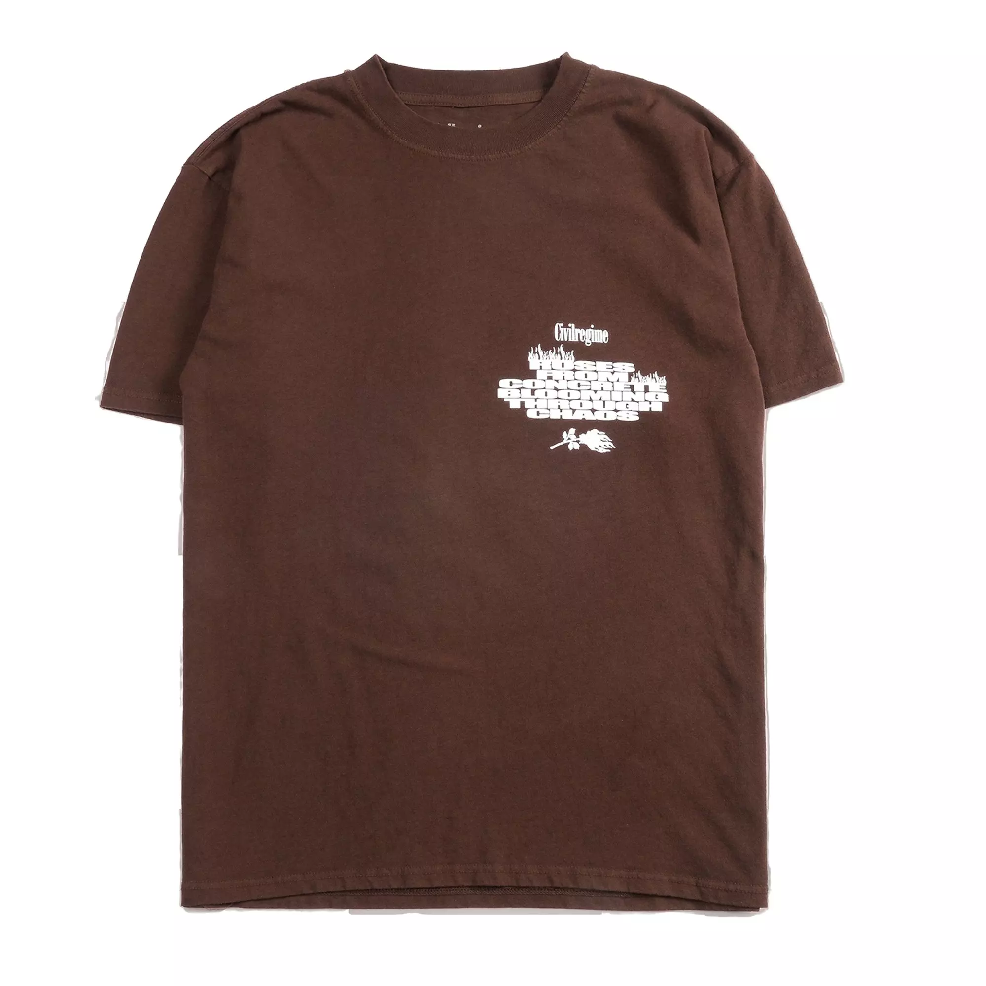 Civil Regime Men's I've Seen The End Tee - BROWN