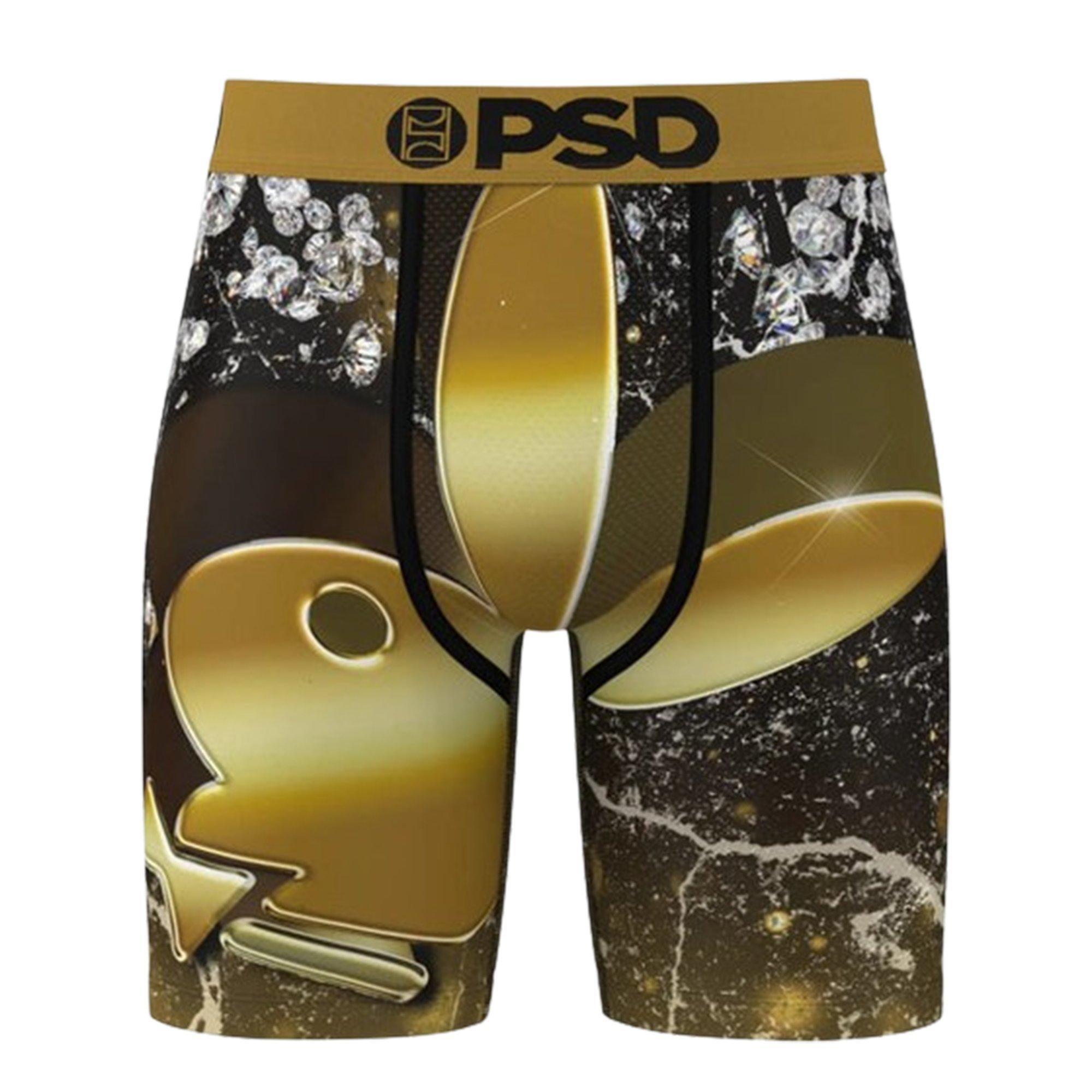 PSD Men's Playboy Solid Gold Underwear - MULTI-COLOR Thumbnail View 1