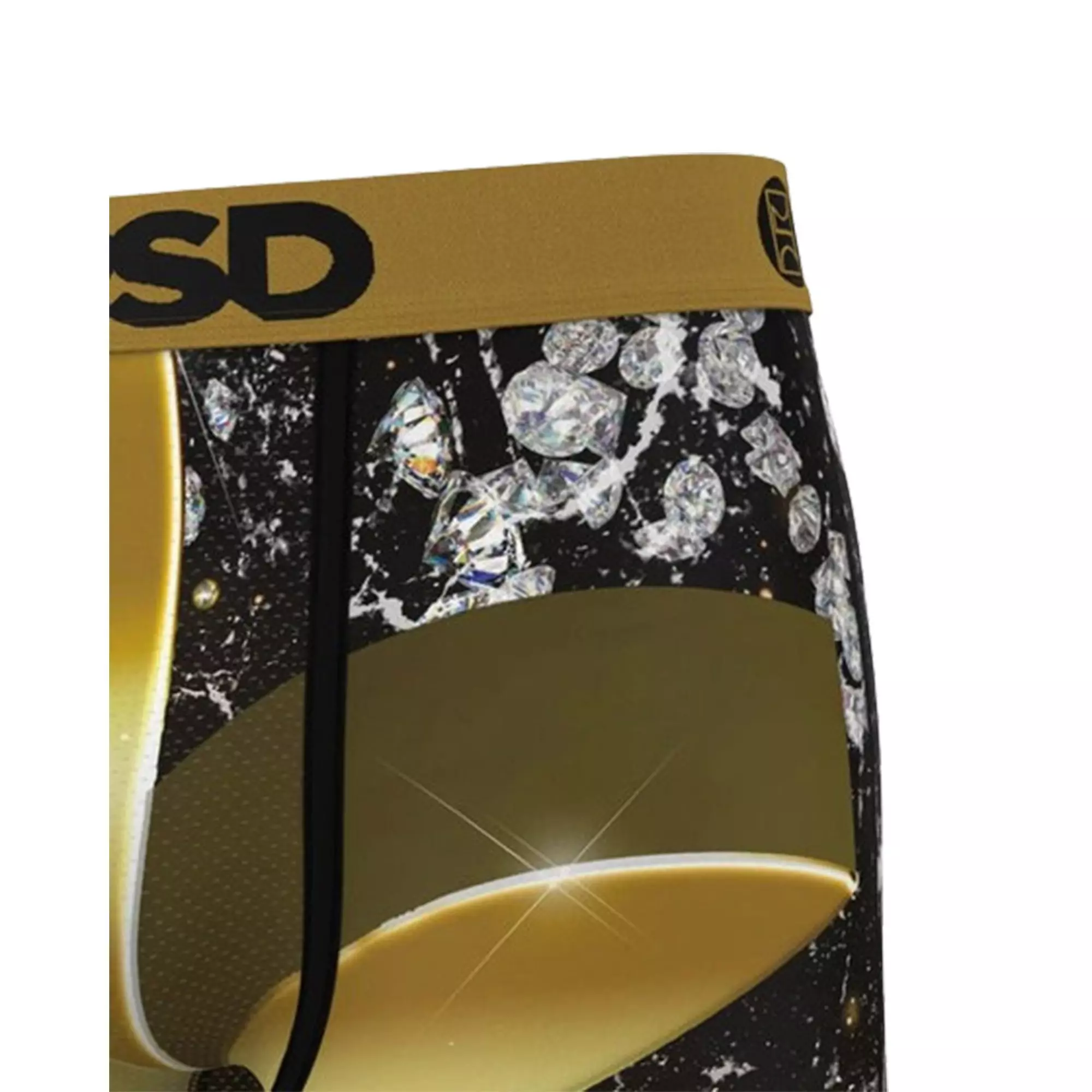 PSD Men's Playboy Solid Gold Underwear - MULTI-COLOR