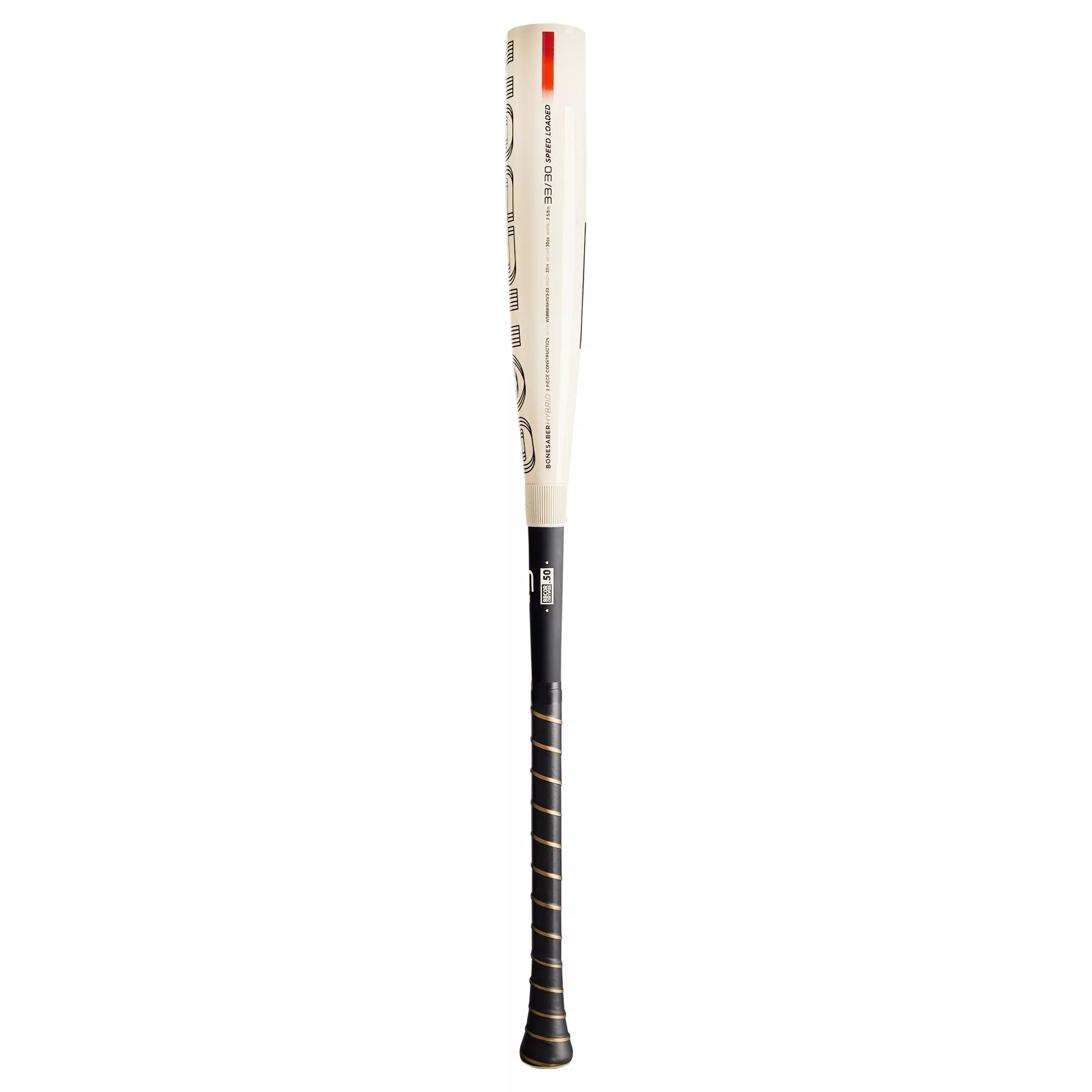 Warstic Bonesaber Hybrid BBCOR Metal Baseball Bat (-3) - BONE