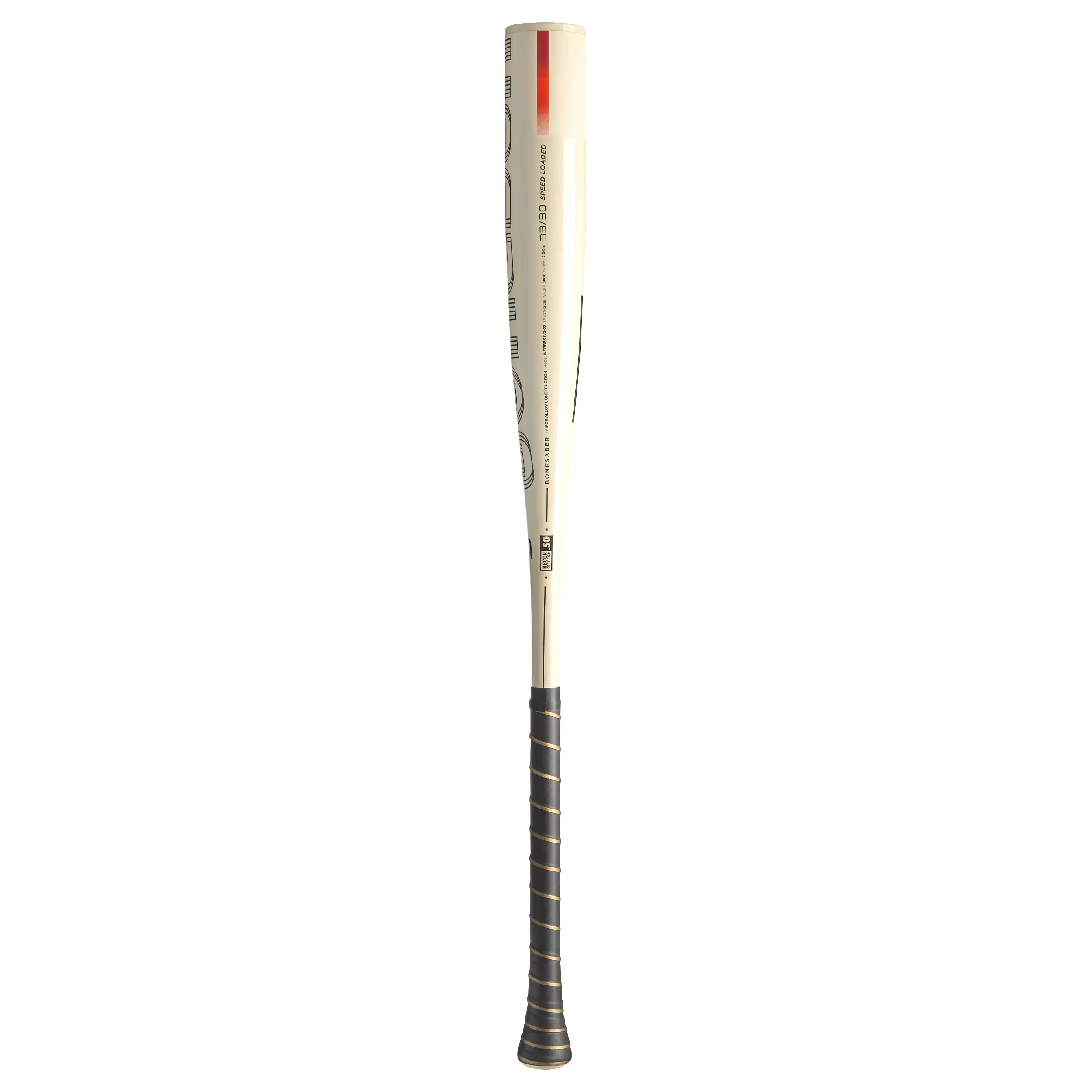 Warstic Bonesaber One Piece BBCOR Meta Baseball Bat (-3) - BONE