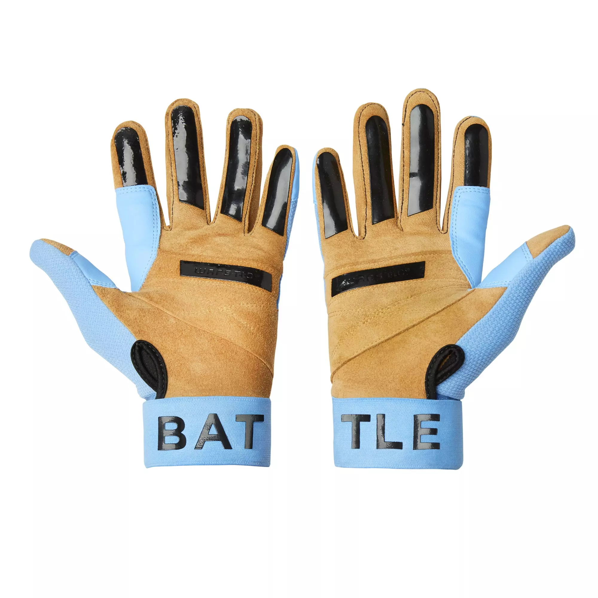 Warstic Youth Workman 3 Baseball Batting Gloves - Light Blue - LT BLUE
