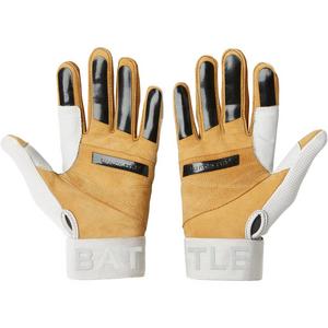 Warstic Youth Workman 3 Baseball Batting Gloves - Bone