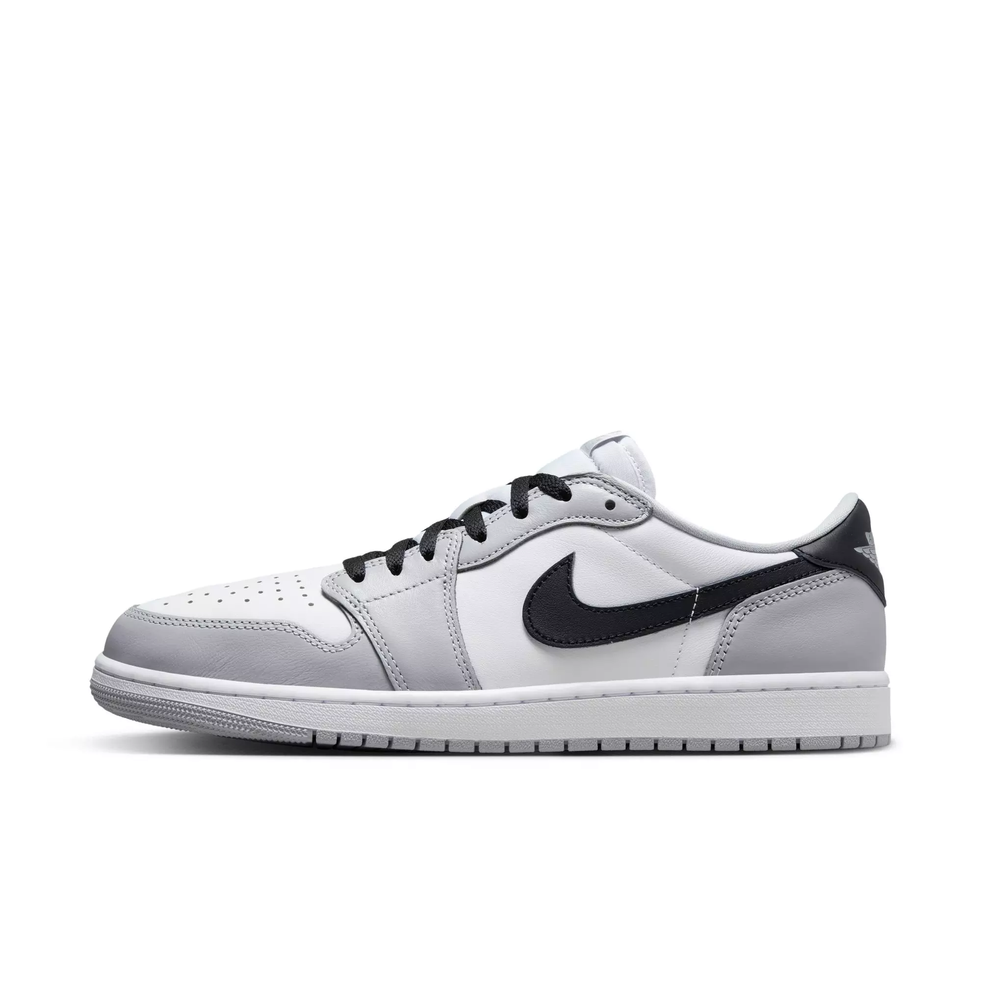 Jordan 1 Low OG "Wolf Grey" Men's Shoe - WHITE/BLACK/WOLF GREY
