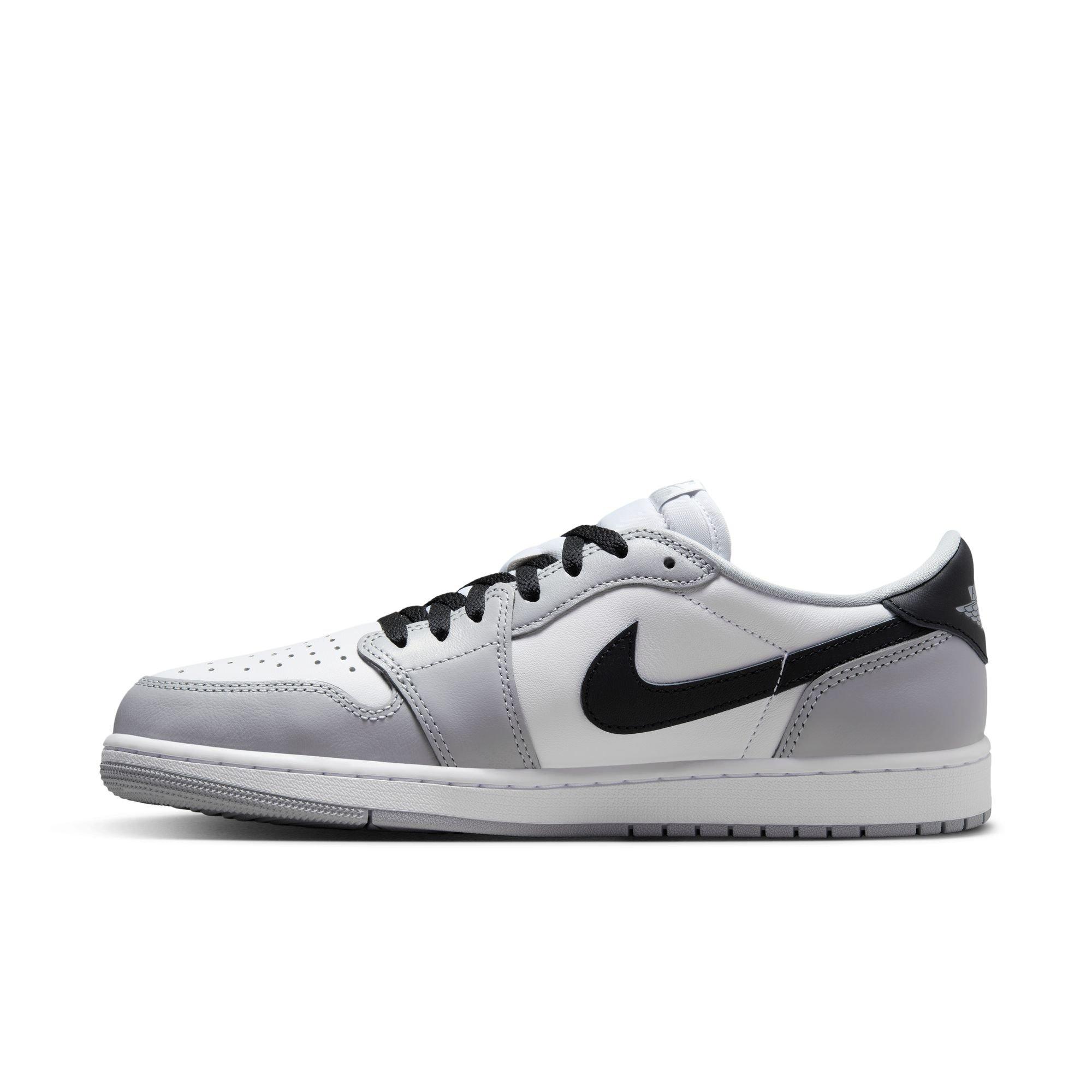 Jordan 1 Low OG "Wolf Grey" Men's Shoe - WHITE/BLACK/WOLF GREY Thumbnail View 7