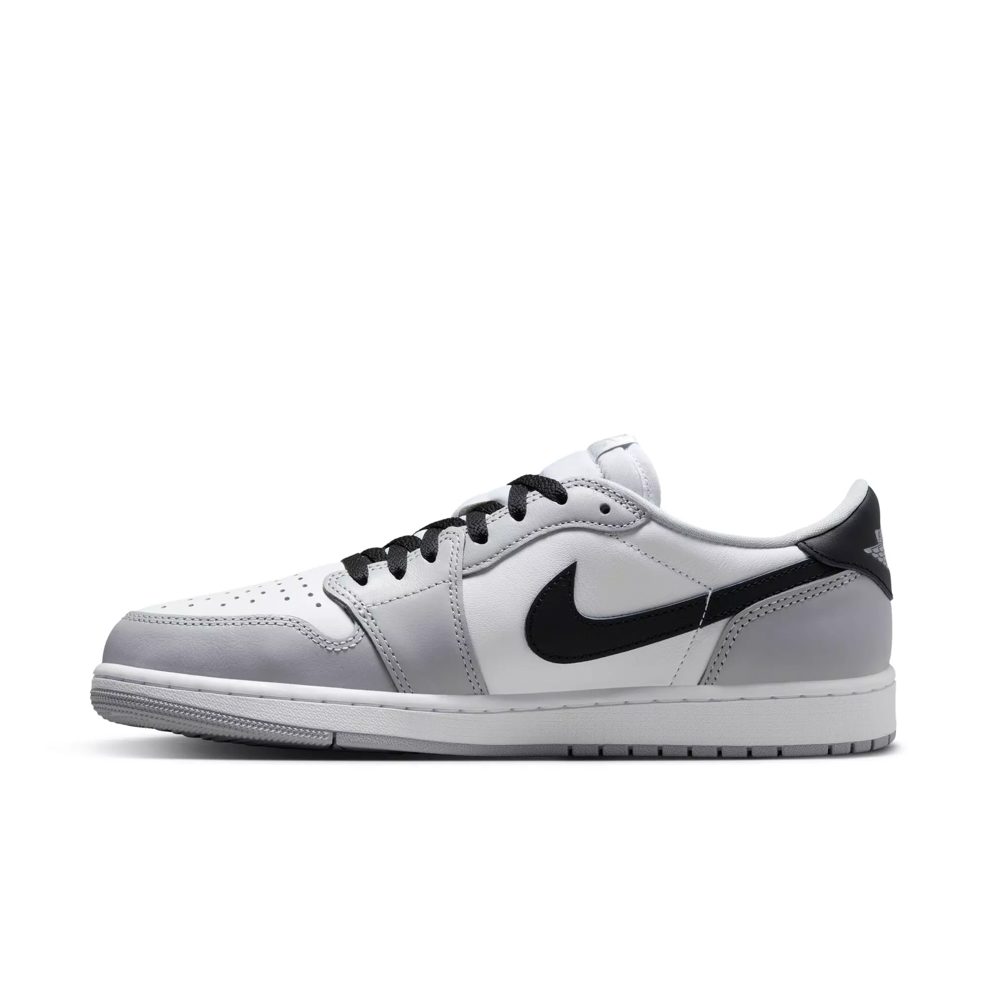 Jordan 1 Low OG "Wolf Grey" Men's Shoe - WHITE/BLACK/WOLF GREY