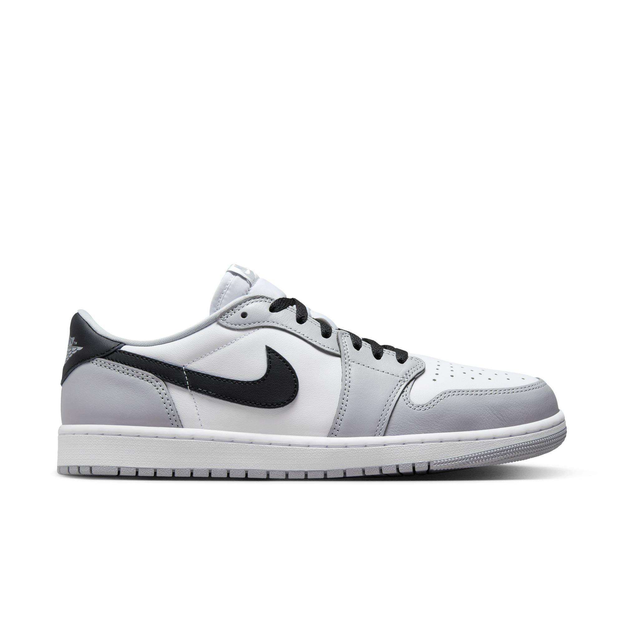 Jordan 1 Low OG "Wolf Grey" Men's Shoe - WHITE/BLACK/WOLF GREY Thumbnail View 1
