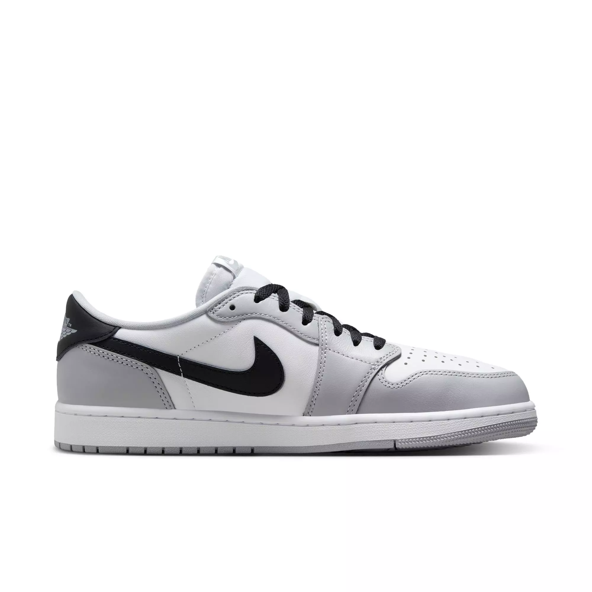 Jordan 1 Low OG "Wolf Grey" Men's Shoe - WHITE/BLACK/WOLF GREY
