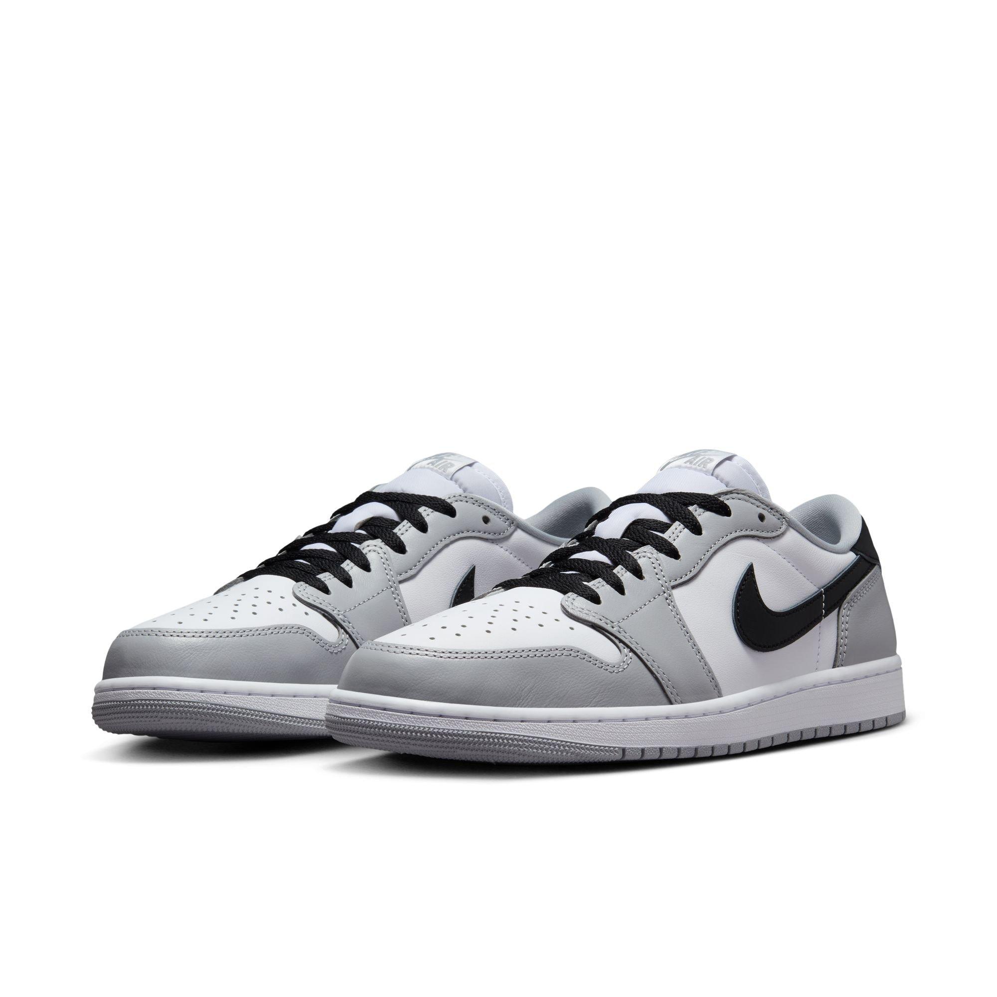 Jordan 1 Low OG "Wolf Grey" Men's Shoe - WHITE/BLACK/WOLF GREY Thumbnail View 3