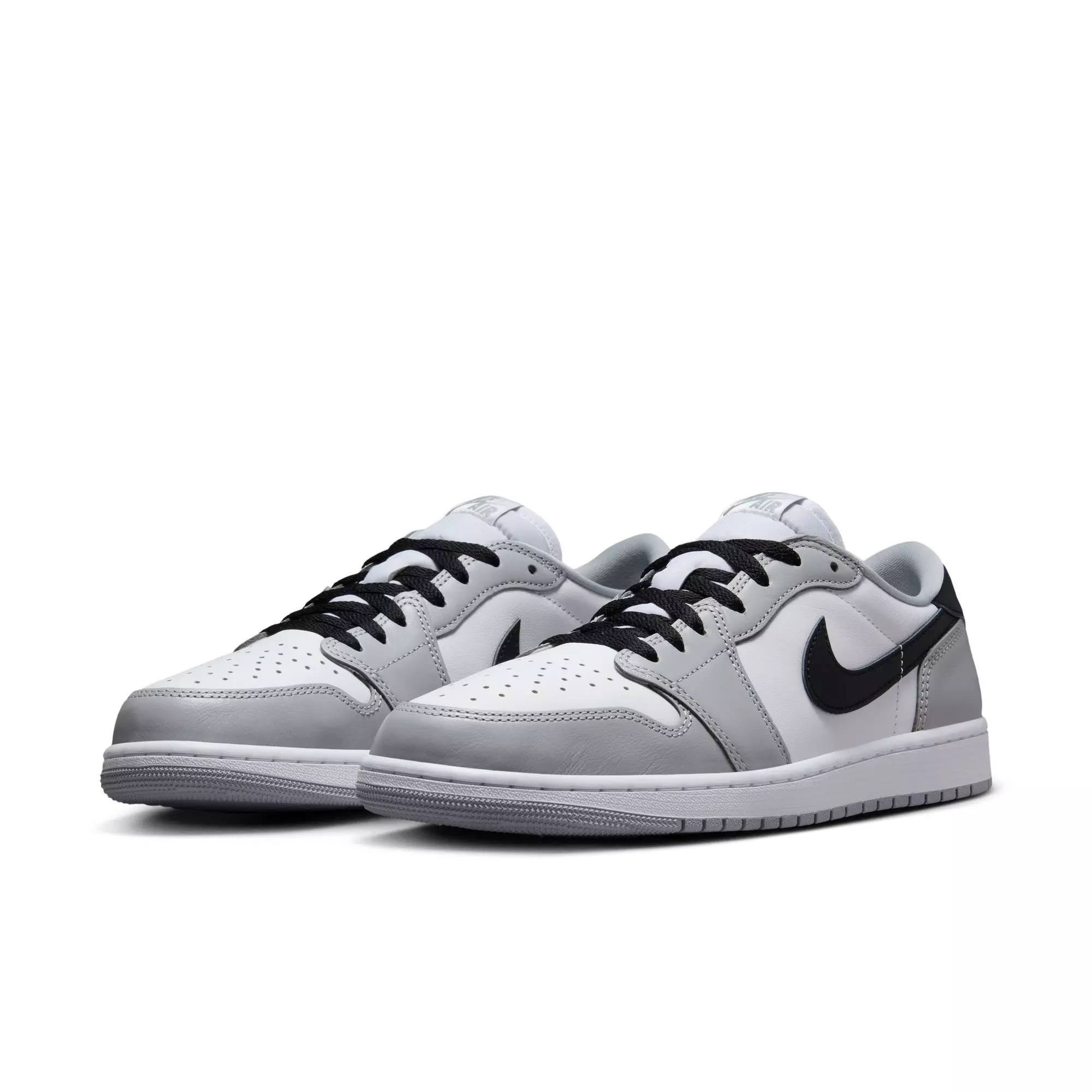 Jordan 1 Low OG "Wolf Grey" Men's Shoe - WHITE/BLACK/WOLF GREY
