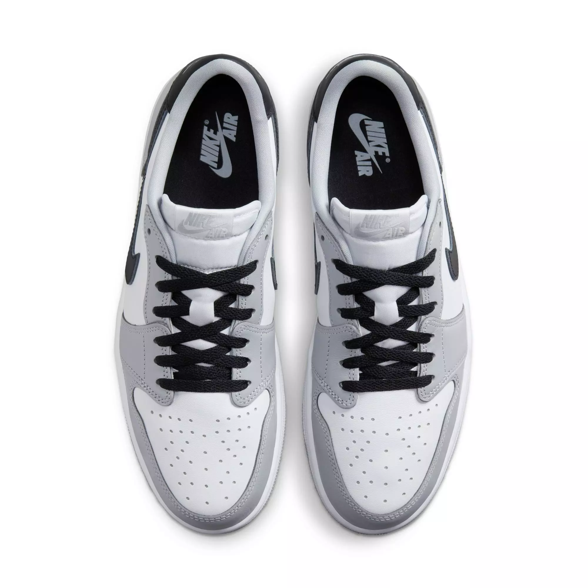 Jordan 1 Low OG "Wolf Grey" Men's Shoe - WHITE/BLACK/WOLF GREY
