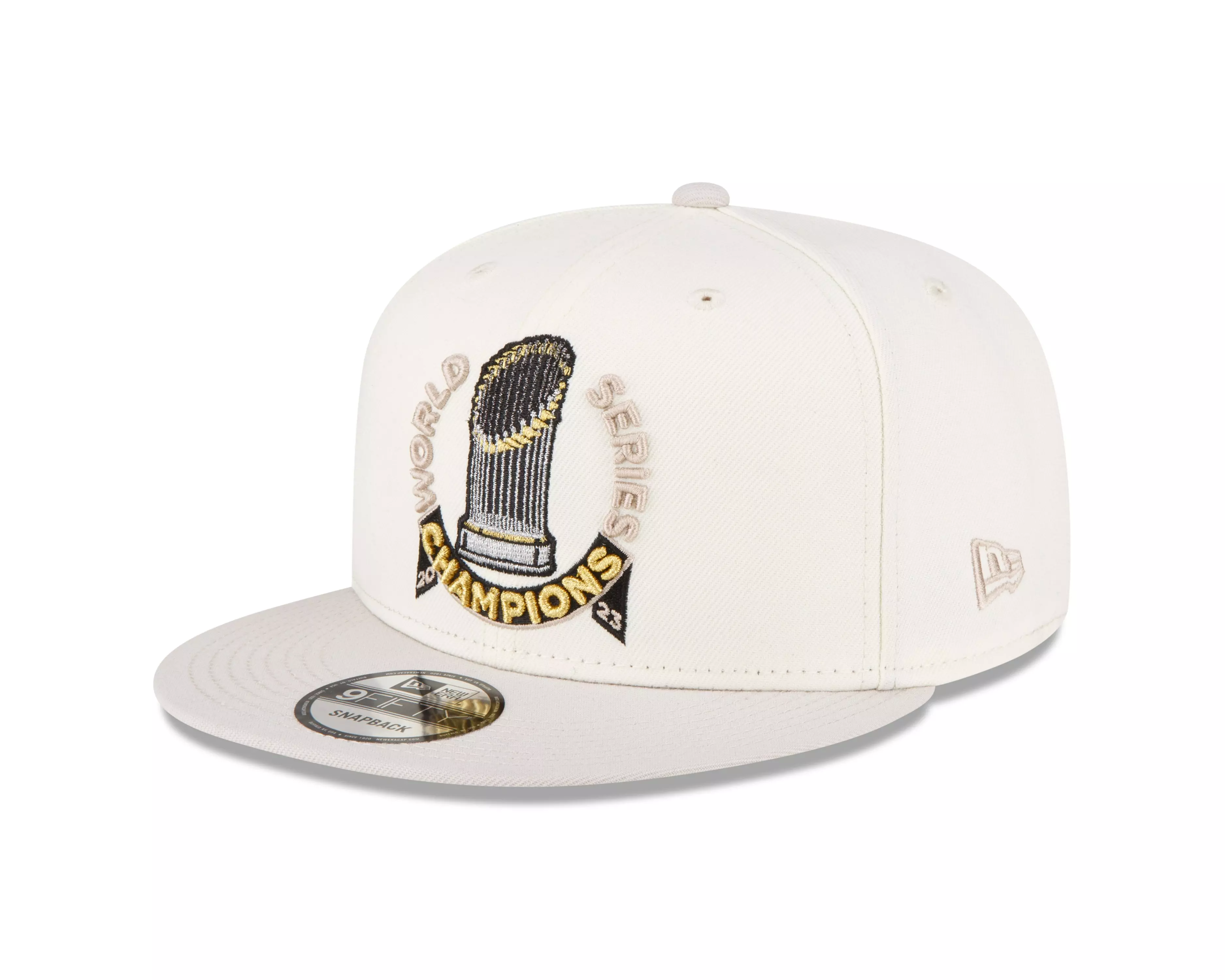 New Era Texas Rangers 9FIFTY '23 World Series Champions Parade Snapback - WHITE