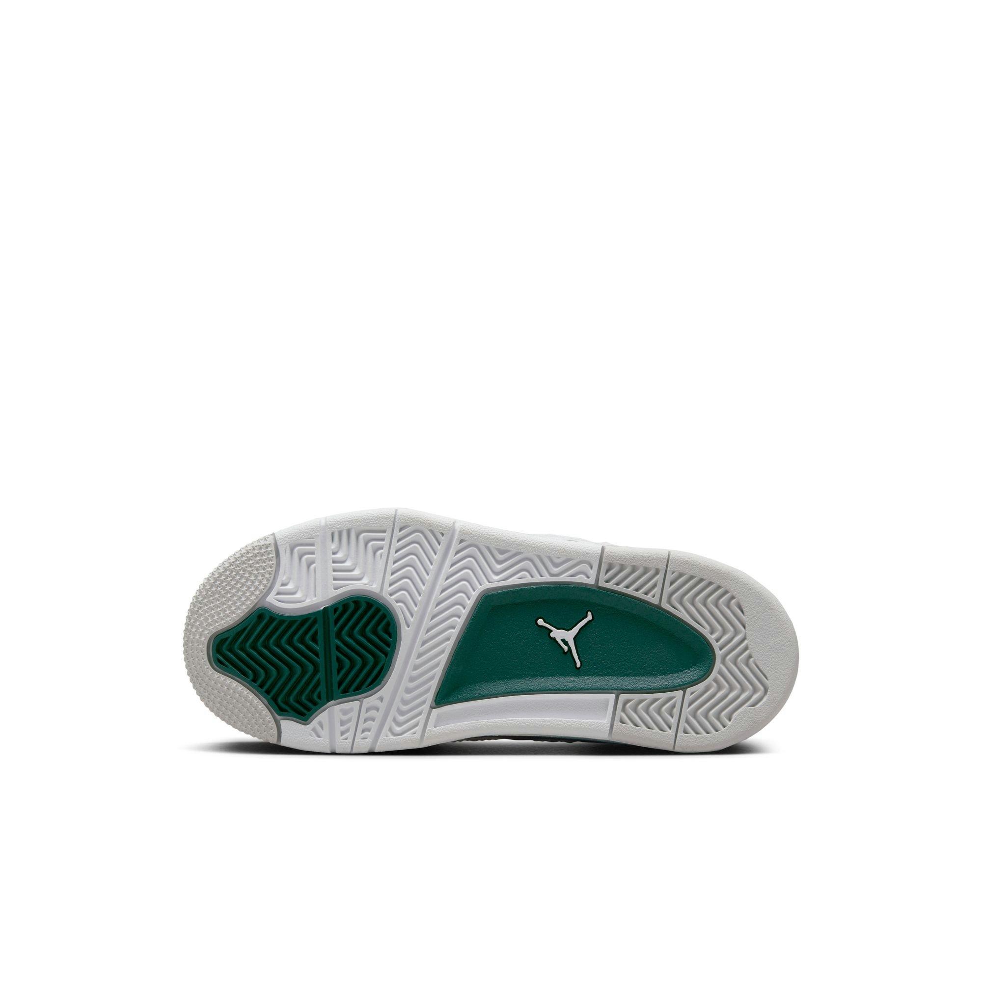 Jordan 4 Retro &ldquo;Oxidized Green&rdquo; Preschool Kids' Shoe - OXIDIZED GREEN/WHITE/NEUTRAL GREY Thumbnail View 10