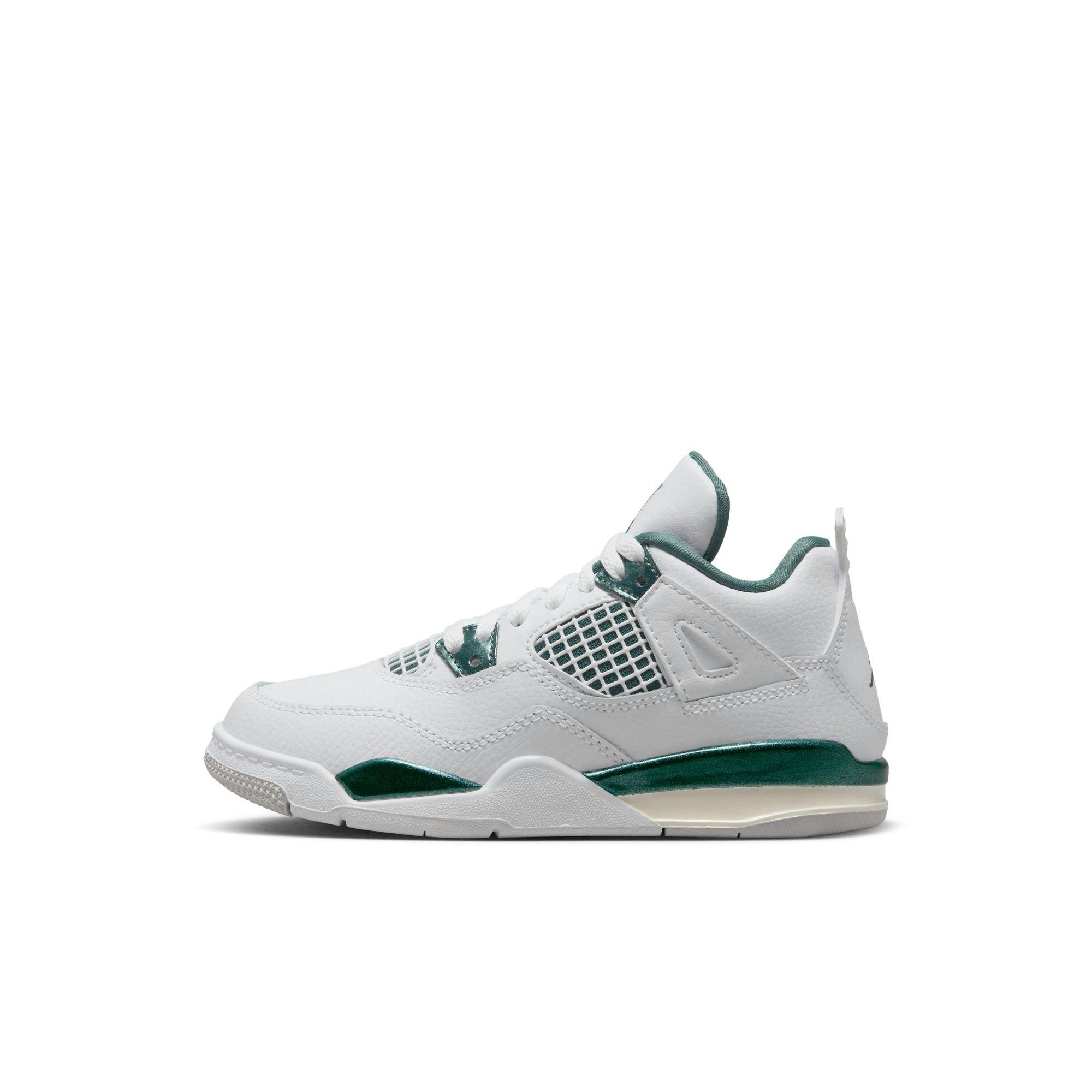Jordan 4 Retro &ldquo;Oxidized Green&rdquo; Preschool Kids' Shoe - OXIDIZED GREEN/WHITE/NEUTRAL GREY Thumbnail View 6