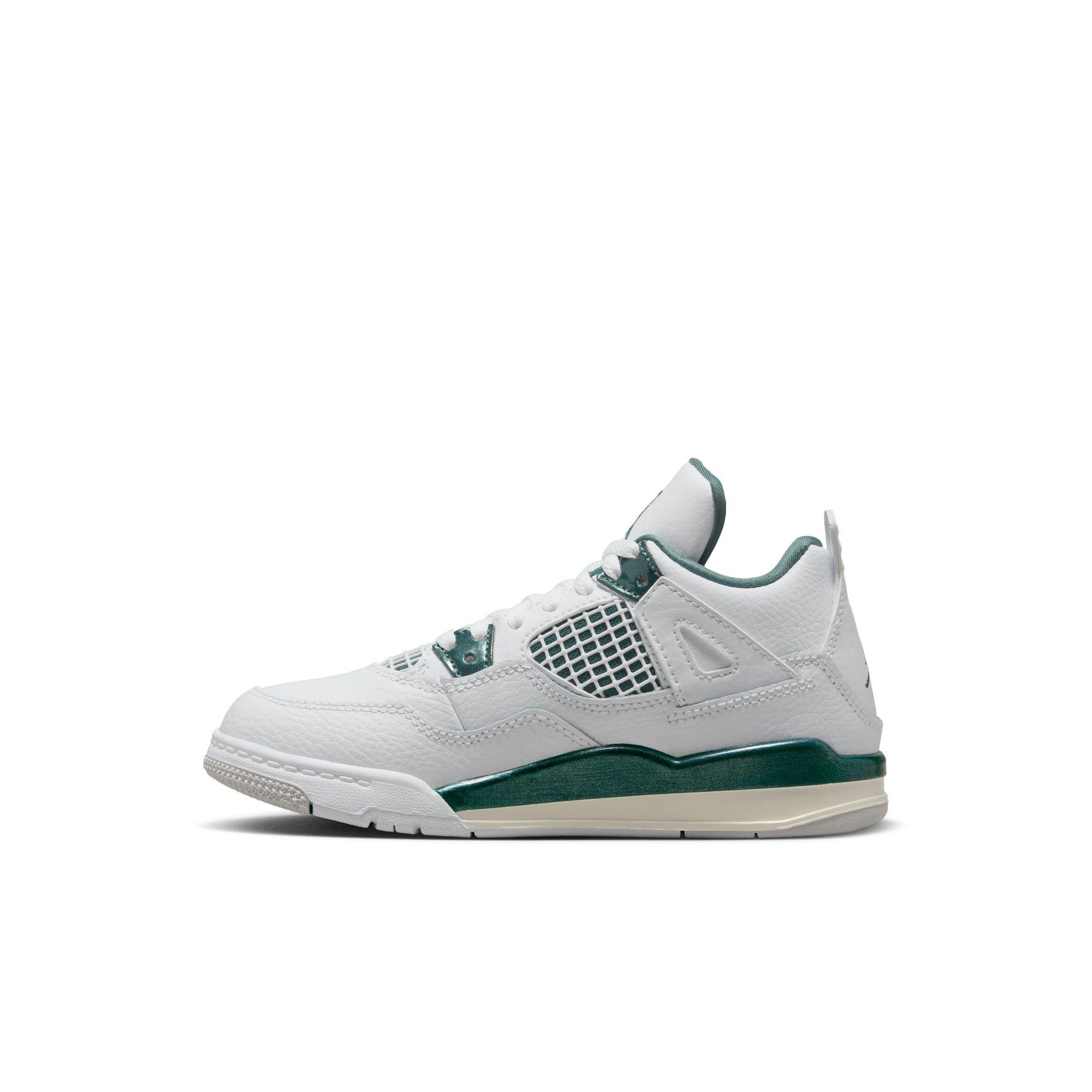 Jordan 4 Retro &ldquo;Oxidized Green&rdquo; Preschool Kids' Shoe - OXIDIZED GREEN/WHITE/NEUTRAL GREY Thumbnail View 7