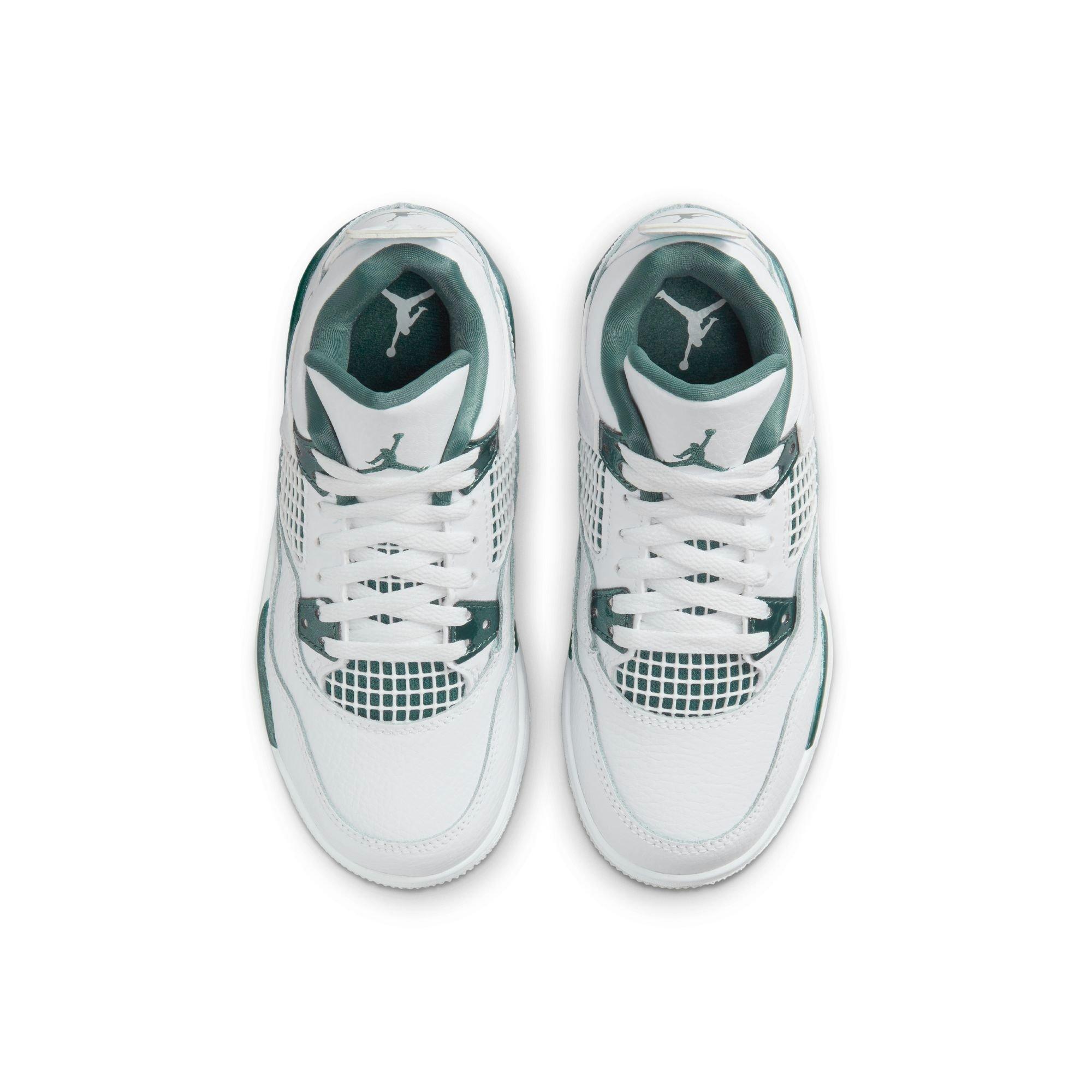Jordan 4 Retro &ldquo;Oxidized Green&rdquo; Preschool Kids' Shoe - OXIDIZED GREEN/WHITE/NEUTRAL GREY Thumbnail View 9