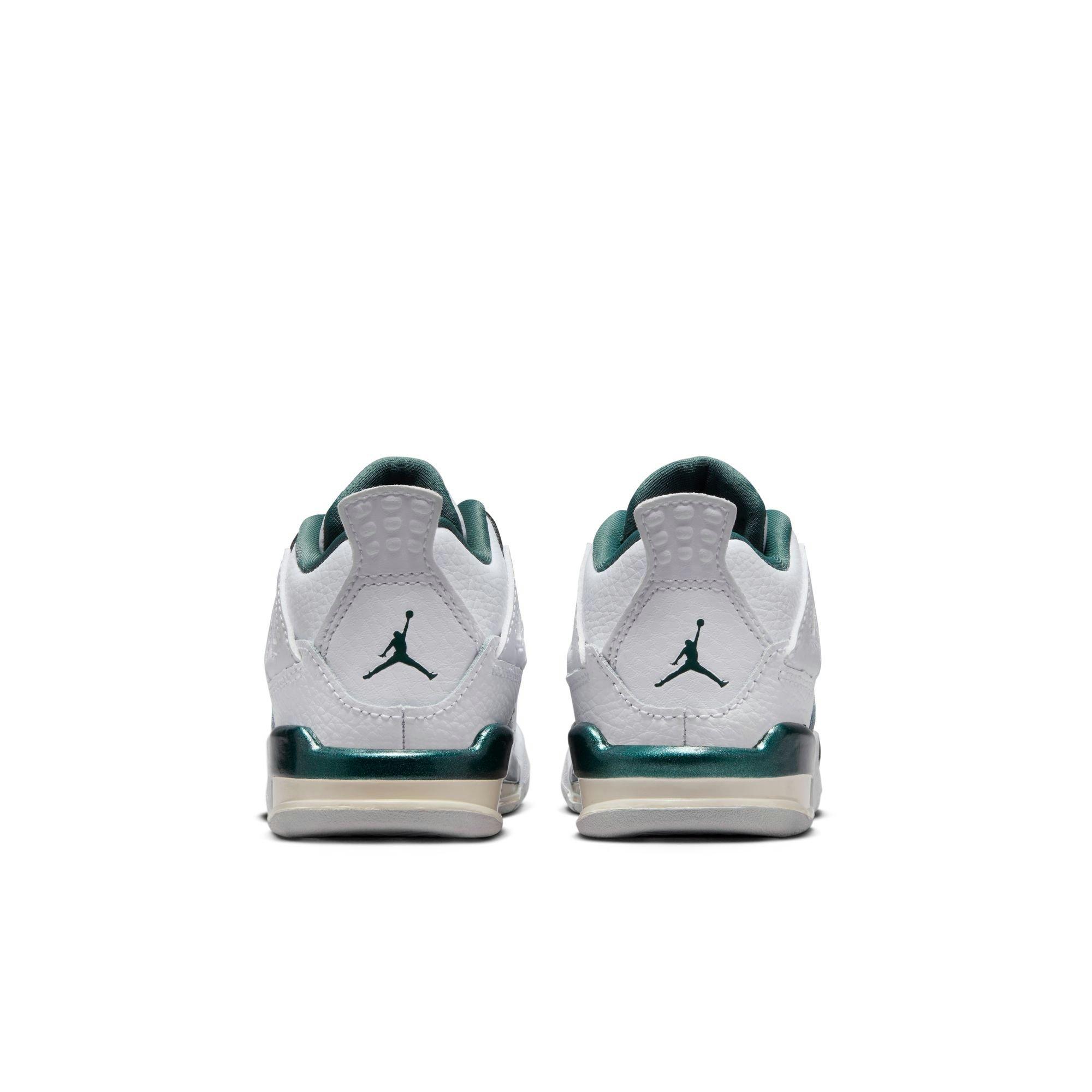 Jordan 4 Retro &ldquo;Oxidized Green&rdquo; Toddler Kids' Shoe - OXIDIZED GREEN/WHITE/NEUTRAL GREY Thumbnail View 7
