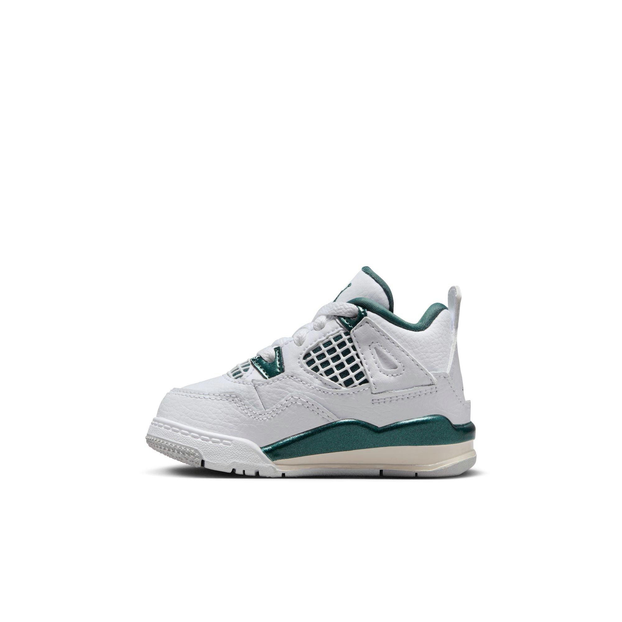 Jordan 4 Retro &ldquo;Oxidized Green&rdquo; Toddler Kids' Shoe - OXIDIZED GREEN/WHITE/NEUTRAL GREY Thumbnail View 6