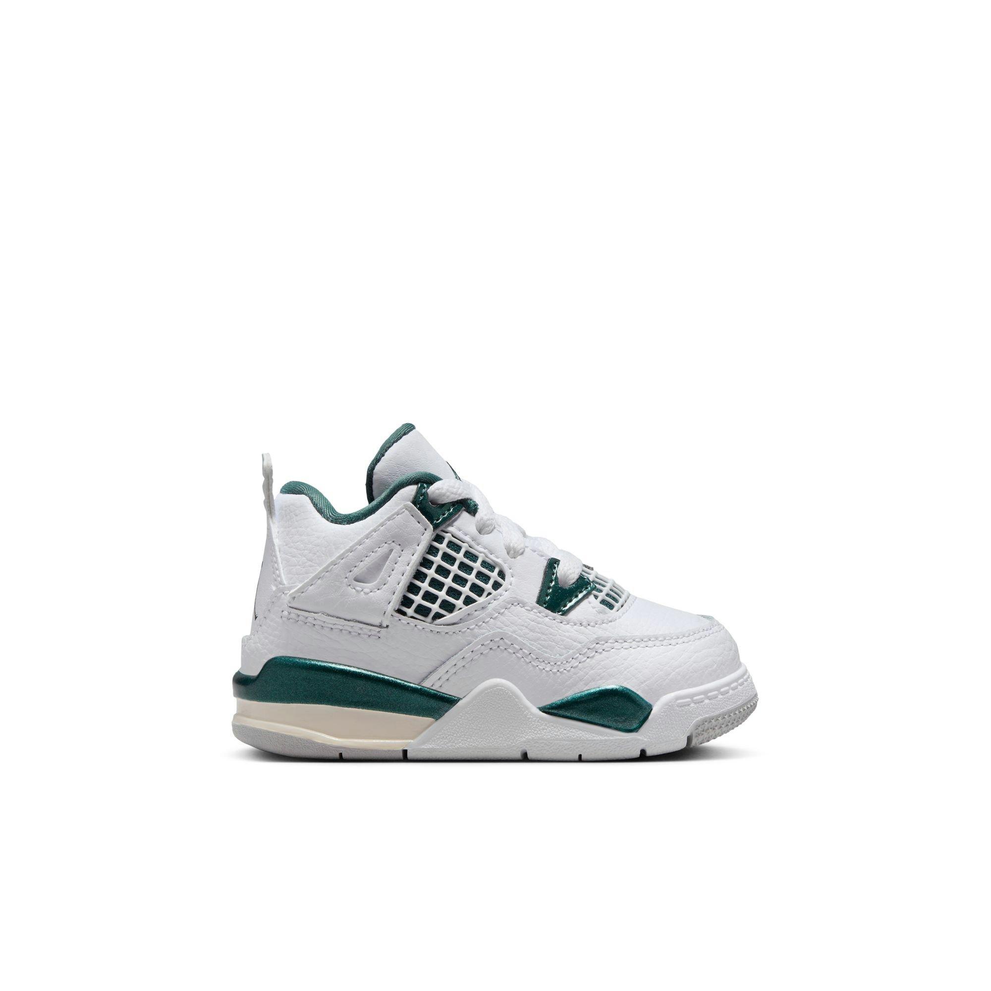 Jordan 4 Retro &ldquo;Oxidized Green&rdquo; Toddler Kids' Shoe - OXIDIZED GREEN/WHITE/NEUTRAL GREY Thumbnail View 1