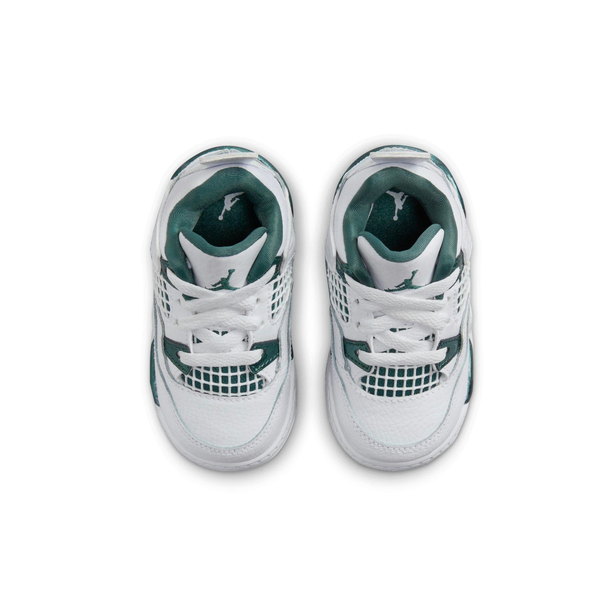 Jordan 4 Retro &ldquo;Oxidized Green&rdquo; Toddler Kids' Shoe - OXIDIZED GREEN/WHITE/NEUTRAL GREY Thumbnail View 8