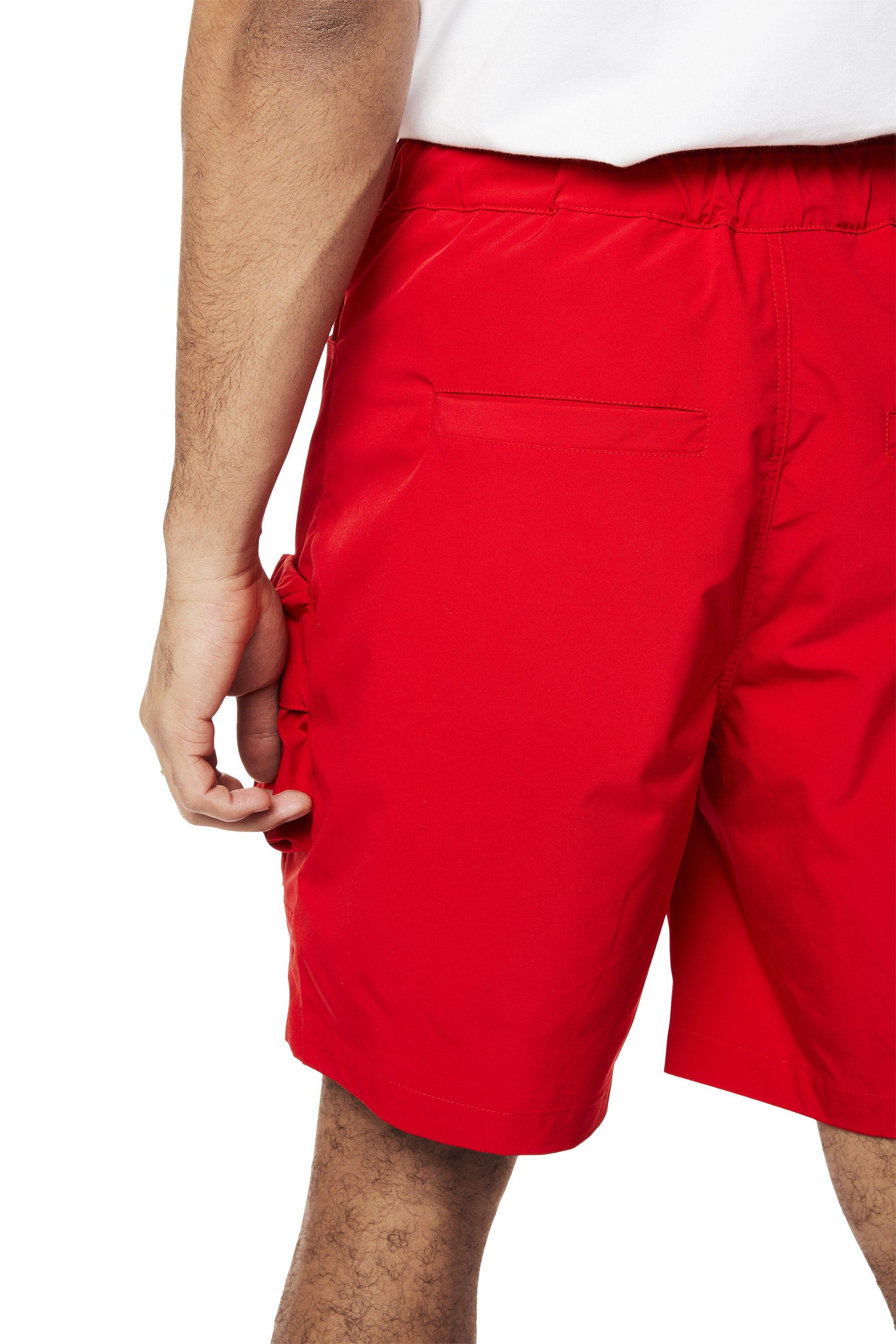 Smoke Rise Men's Utility Nylon Cargo Shorts - Red - RED Thumbnail View 8