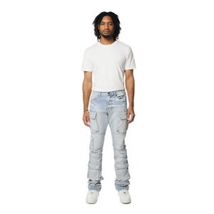 Smoke Rise Men's Utility Cargo Stacked Jeans - Santori