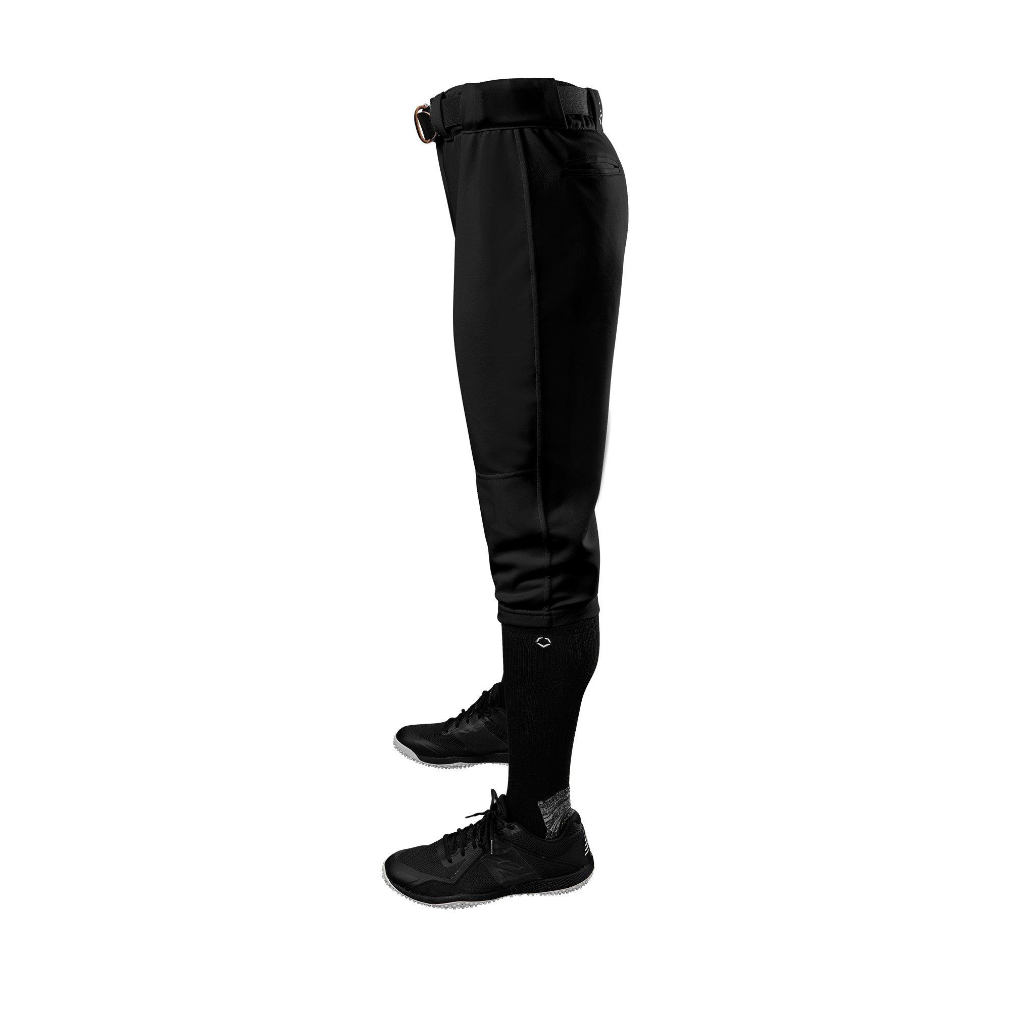 Rawlings Youth Launch Knicker Baseball Pants - Black, Size XL