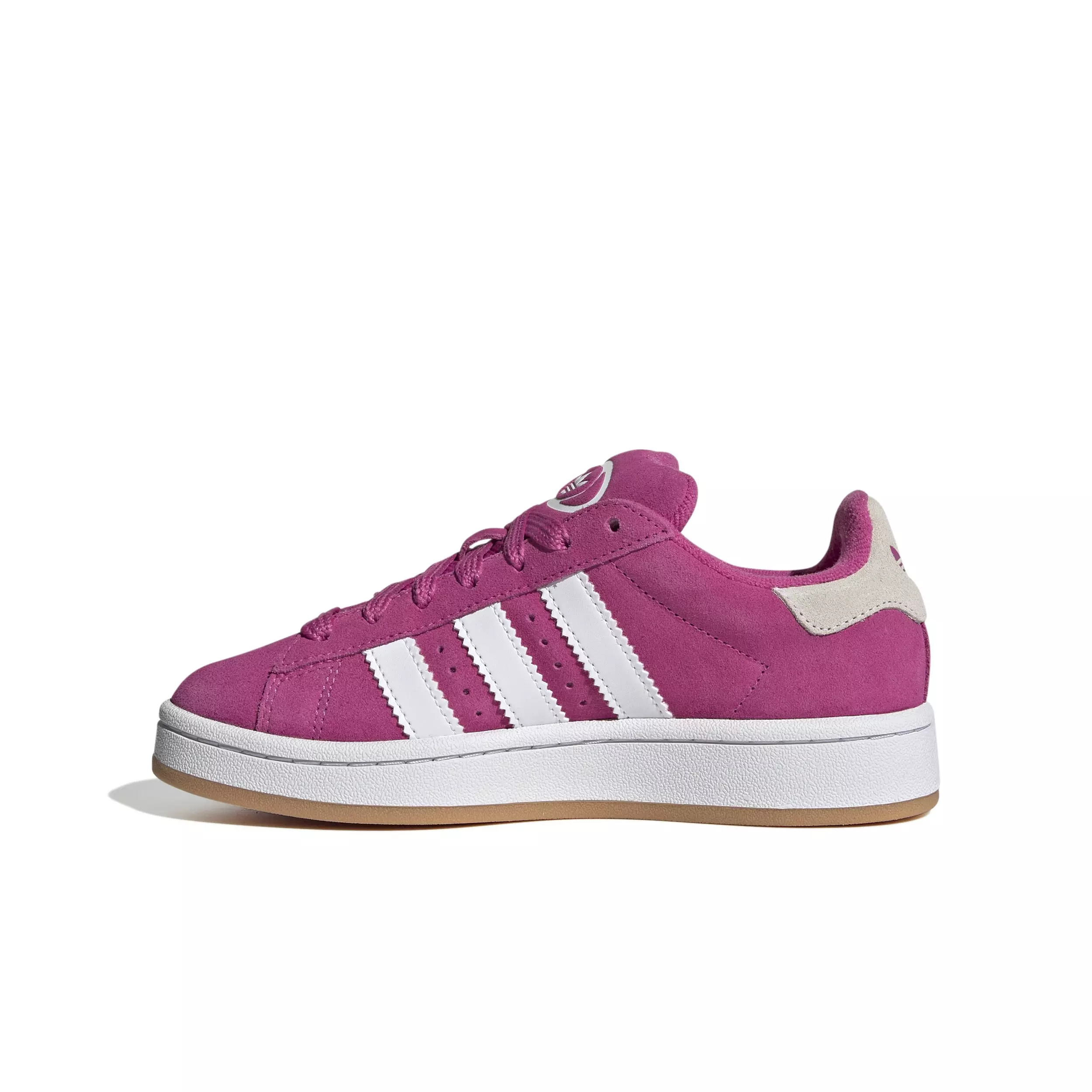 adidas Originals Campus 00s "Semi Lucid Fuchsia/Ftwr White/Gum" Grade School Girls' Shoe - PINK/WHITE