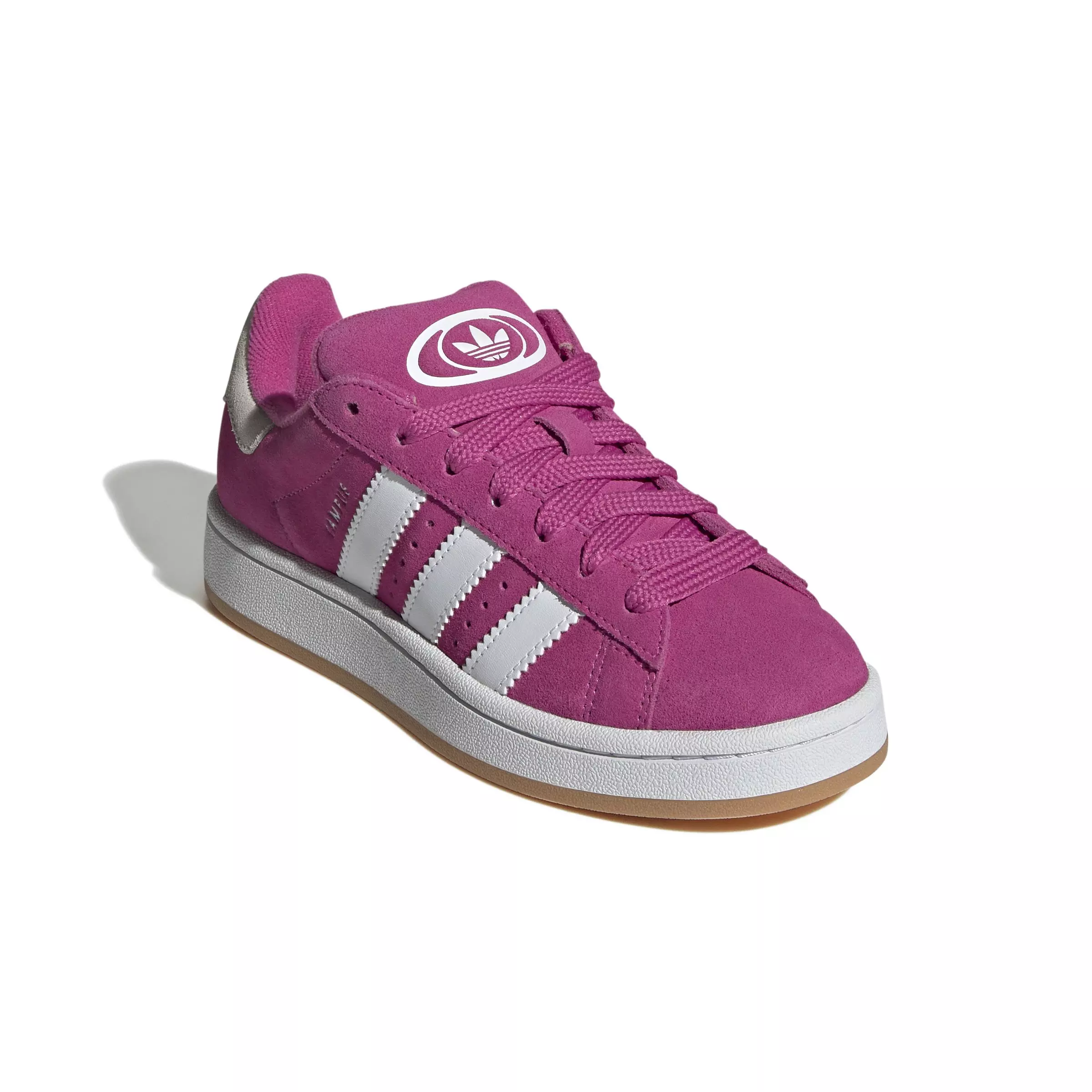 adidas Originals Campus 00s "Semi Lucid Fuchsia/Ftwr White/Gum" Grade School Girls' Shoe - PINK/WHITE