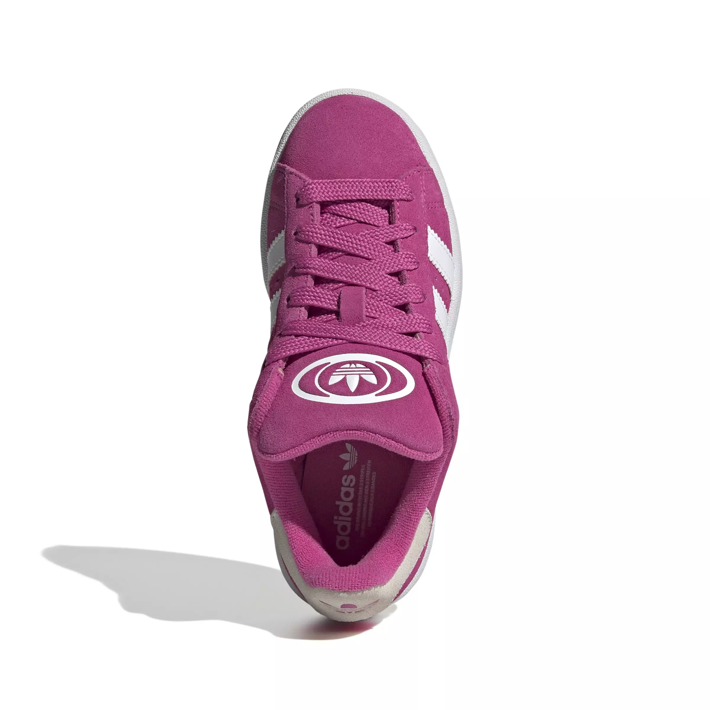 adidas Originals Campus 00s "Semi Lucid Fuchsia/Ftwr White/Gum" Grade School Girls' Shoe - PINK/WHITE