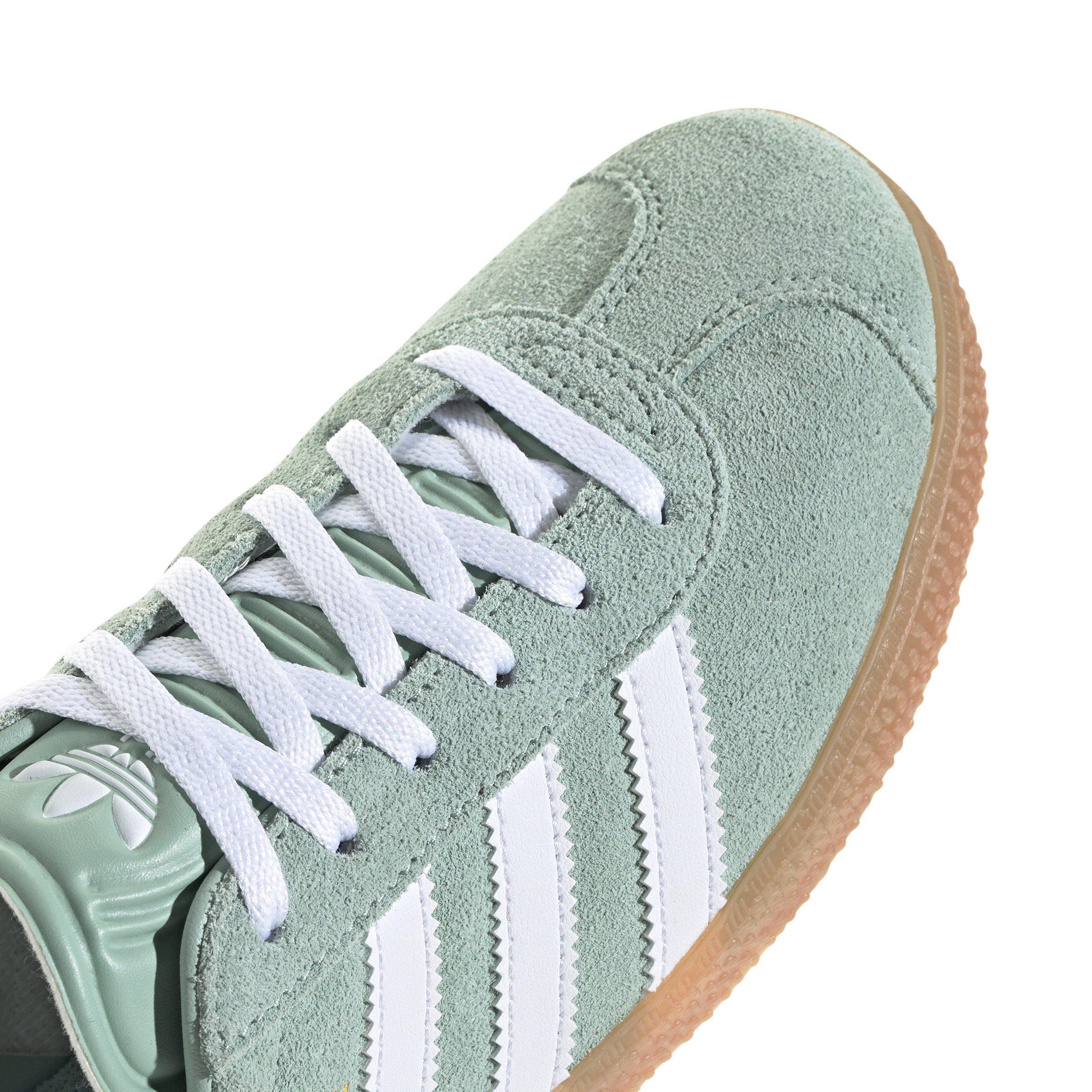 adidas Originals Gazelle Grade School Girls' "Hazy Green/Ftwr White/Bliss Pink" Shoe