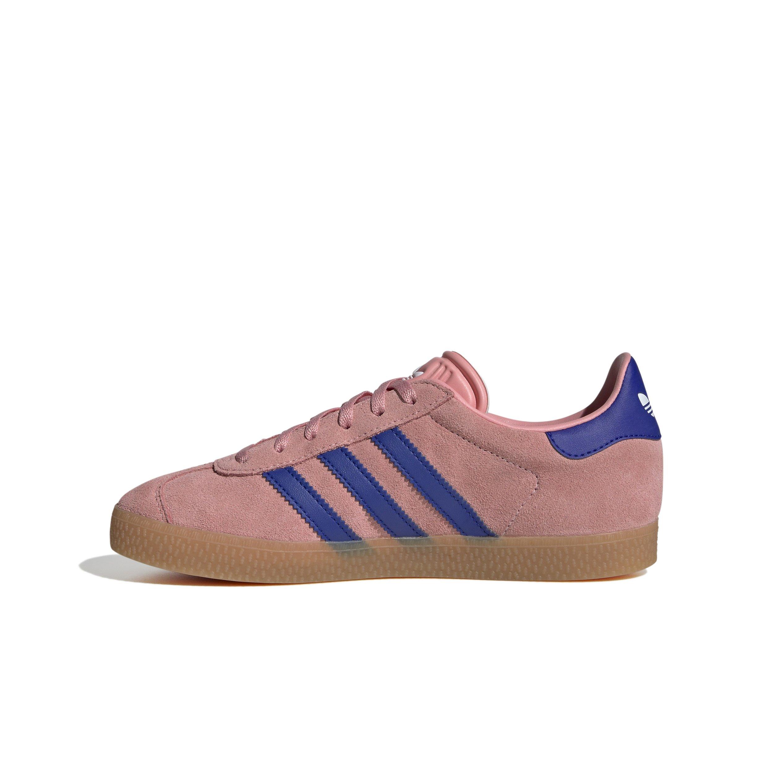 adidas Originals Gazelle Grade School Girls' "Semi Pink Spark/Lucid Blue" Shoe