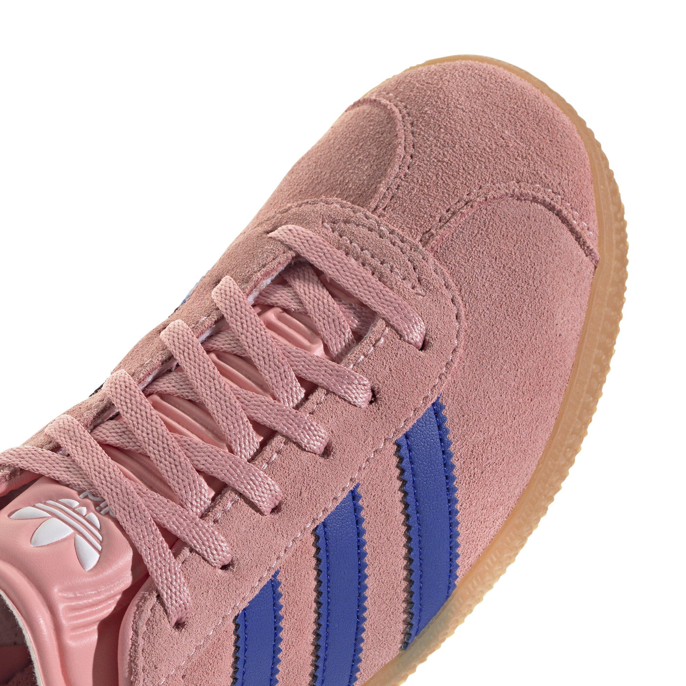 adidas Originals Gazelle Grade School Girls' "Semi Pink Spark/Lucid Blue" Shoe