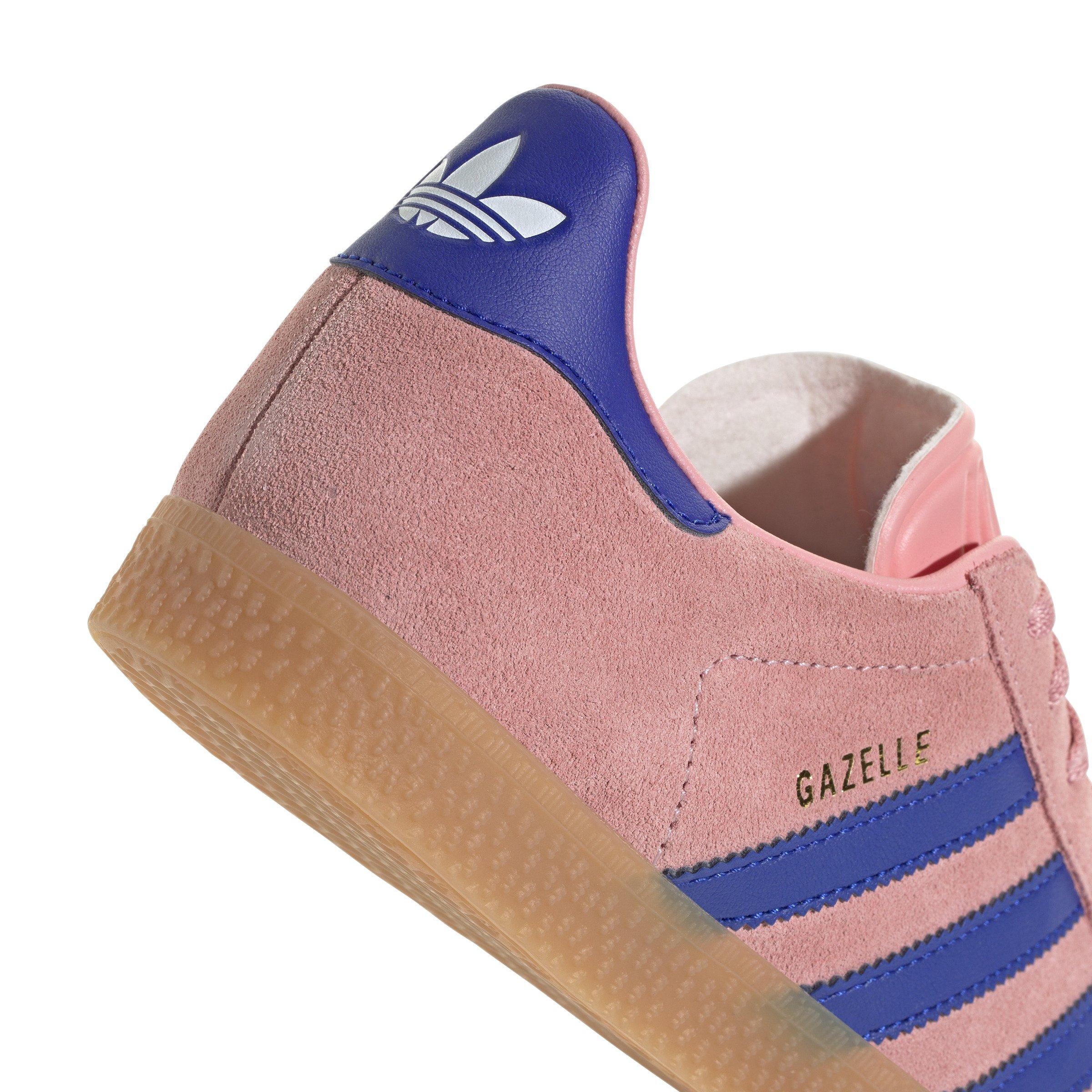 adidas Originals Gazelle Grade School Girls' "Semi Pink Spark/Lucid Blue" Shoe