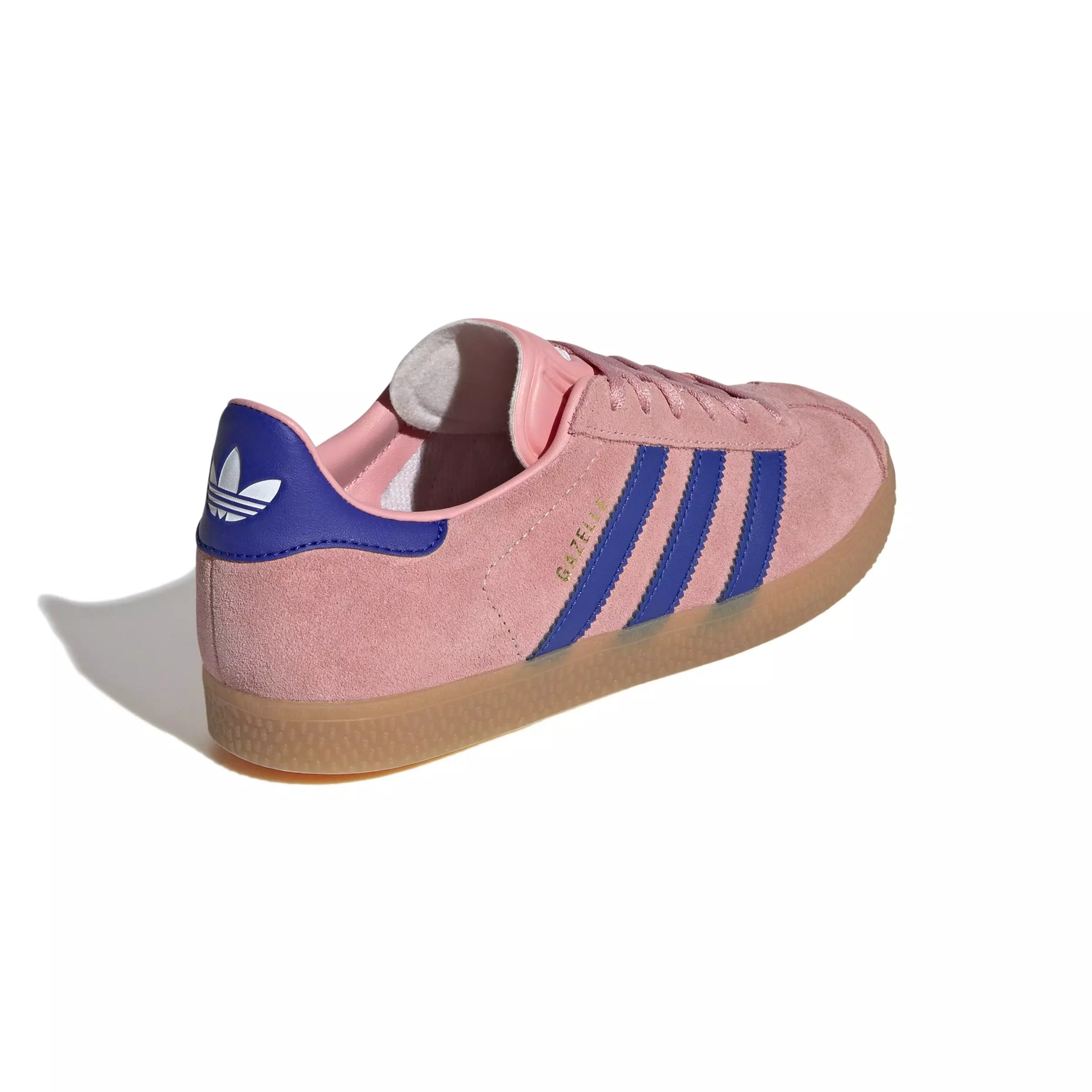 adidas Originals Gazelle "Semi Pink Spark/Lucid Blue" Grade School Girls' Shoe - PINK/BLUE