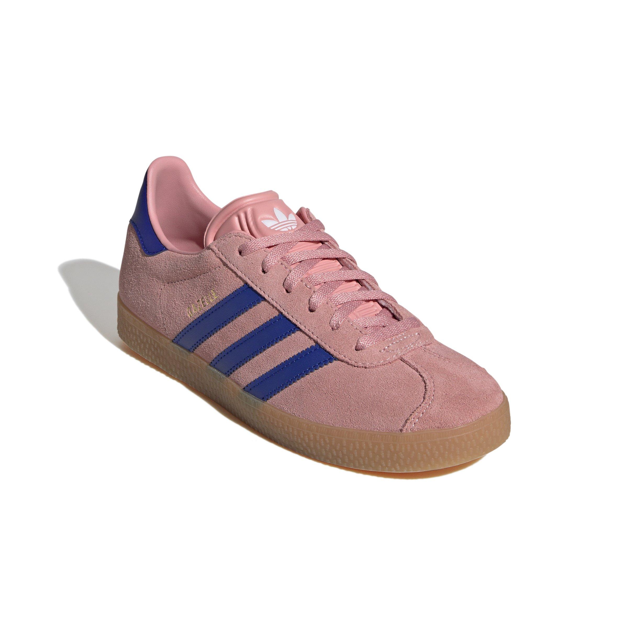 adidas Originals Gazelle Grade School Girls' "Semi Pink Spark/Lucid Blue" Shoe