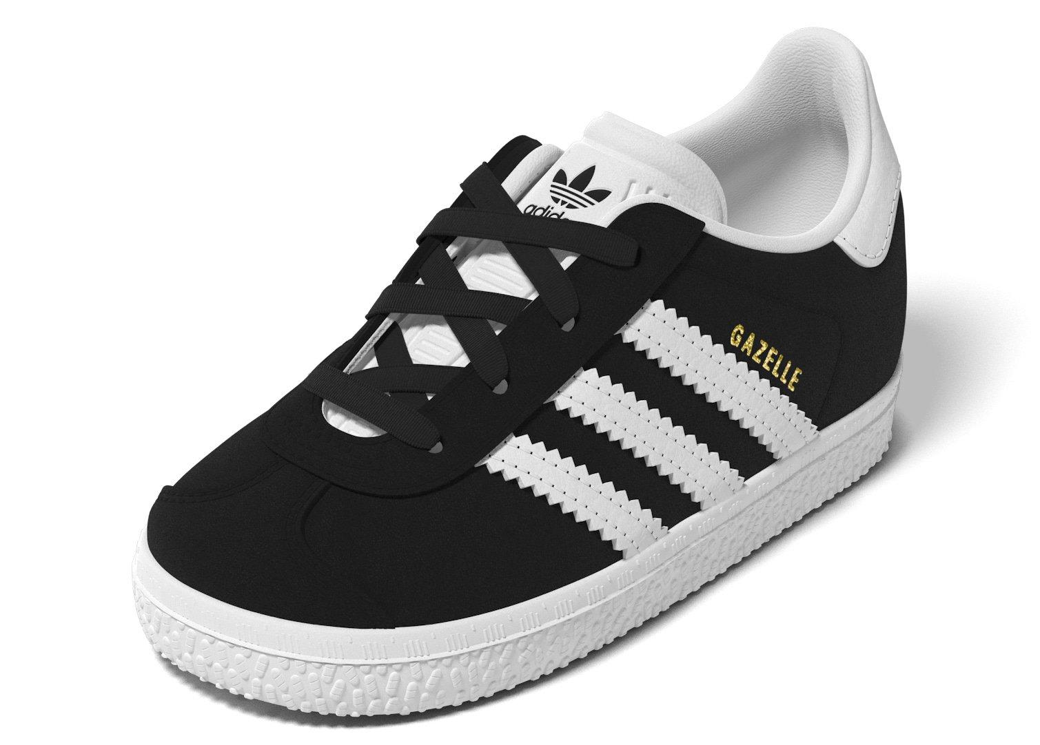 adidas Originals Gazelle Toddler Girls' "Core Black/Cloud White" Shoe