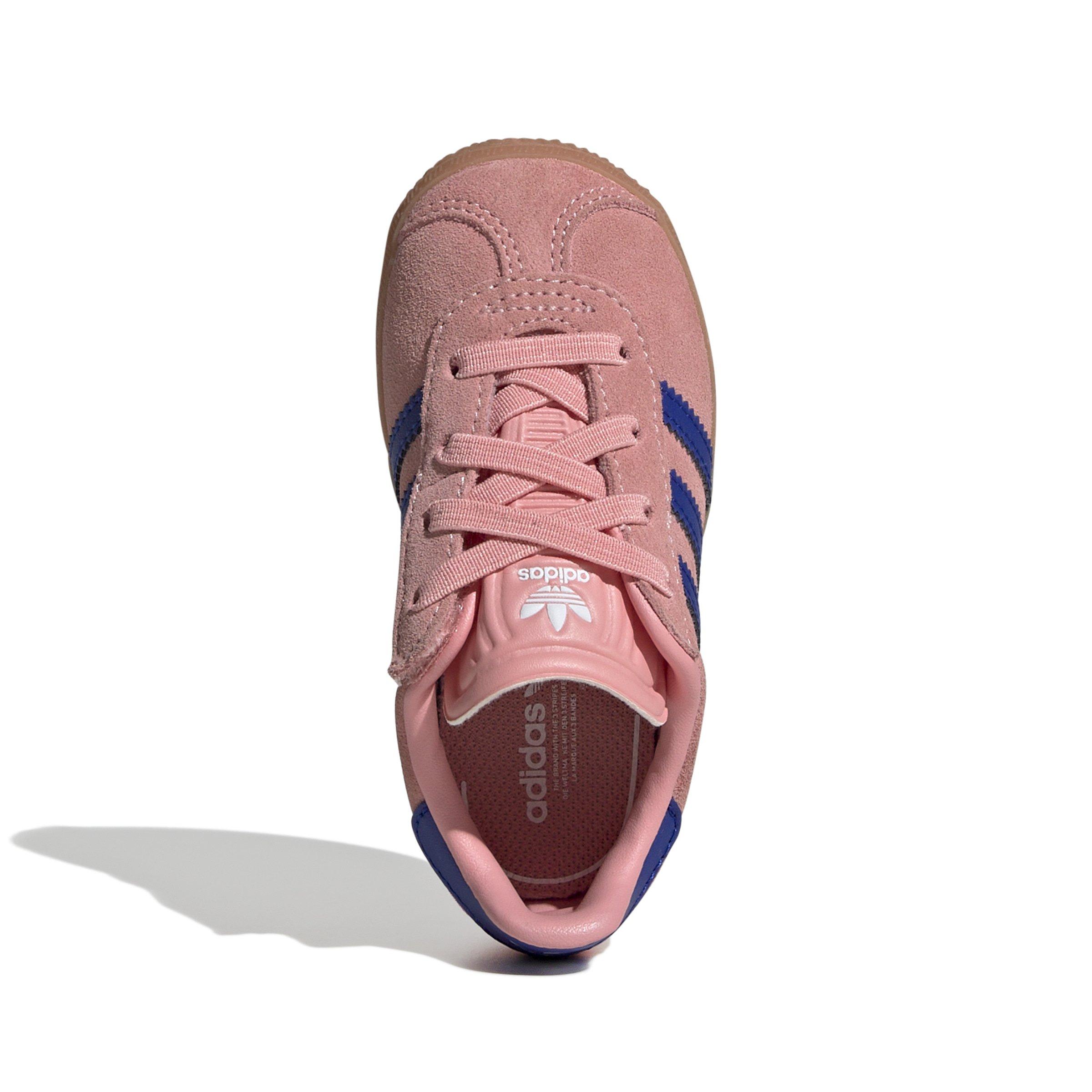 adidas Originals Gazelle "Semi Pink Spark/Lucid Blue" Toddler Girls' Shoe