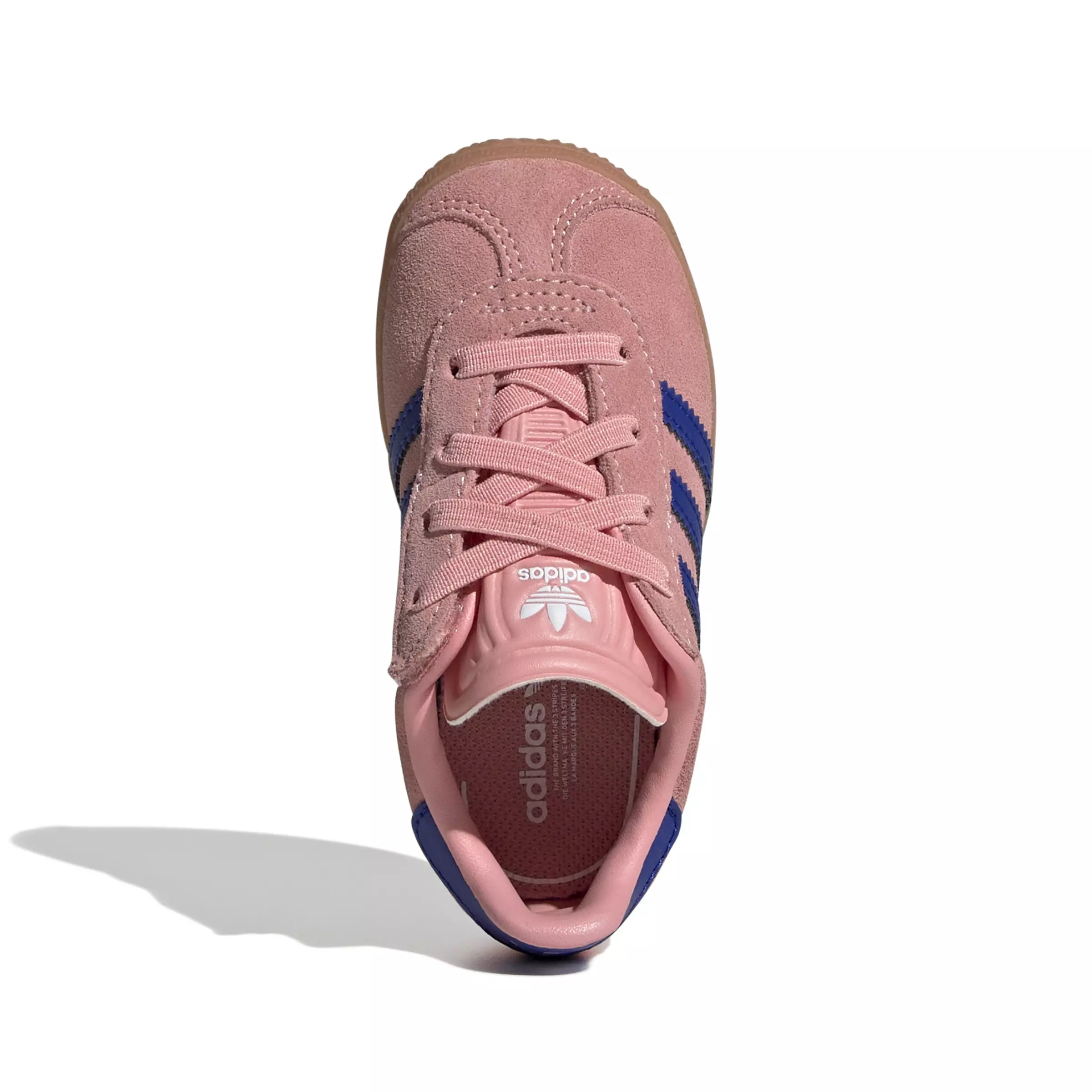 adidas Originals Gazelle "Semi Pink Spark/Lucid Blue" Toddler Girls' Shoe - PINK/BLUE