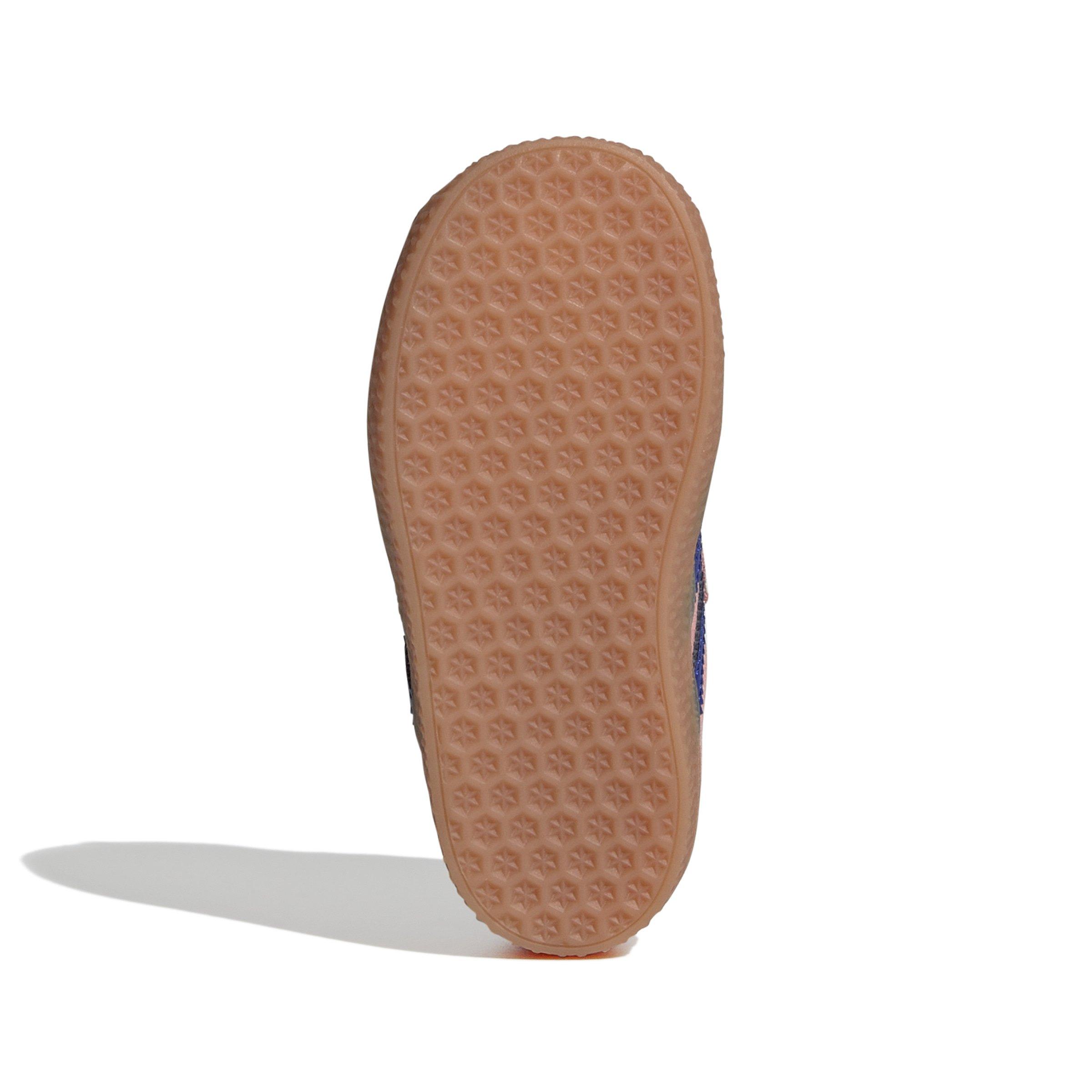 adidas Originals Gazelle "Semi Pink Spark/Lucid Blue" Toddler Girls' Shoe - PINK/BLUE Thumbnail View 6