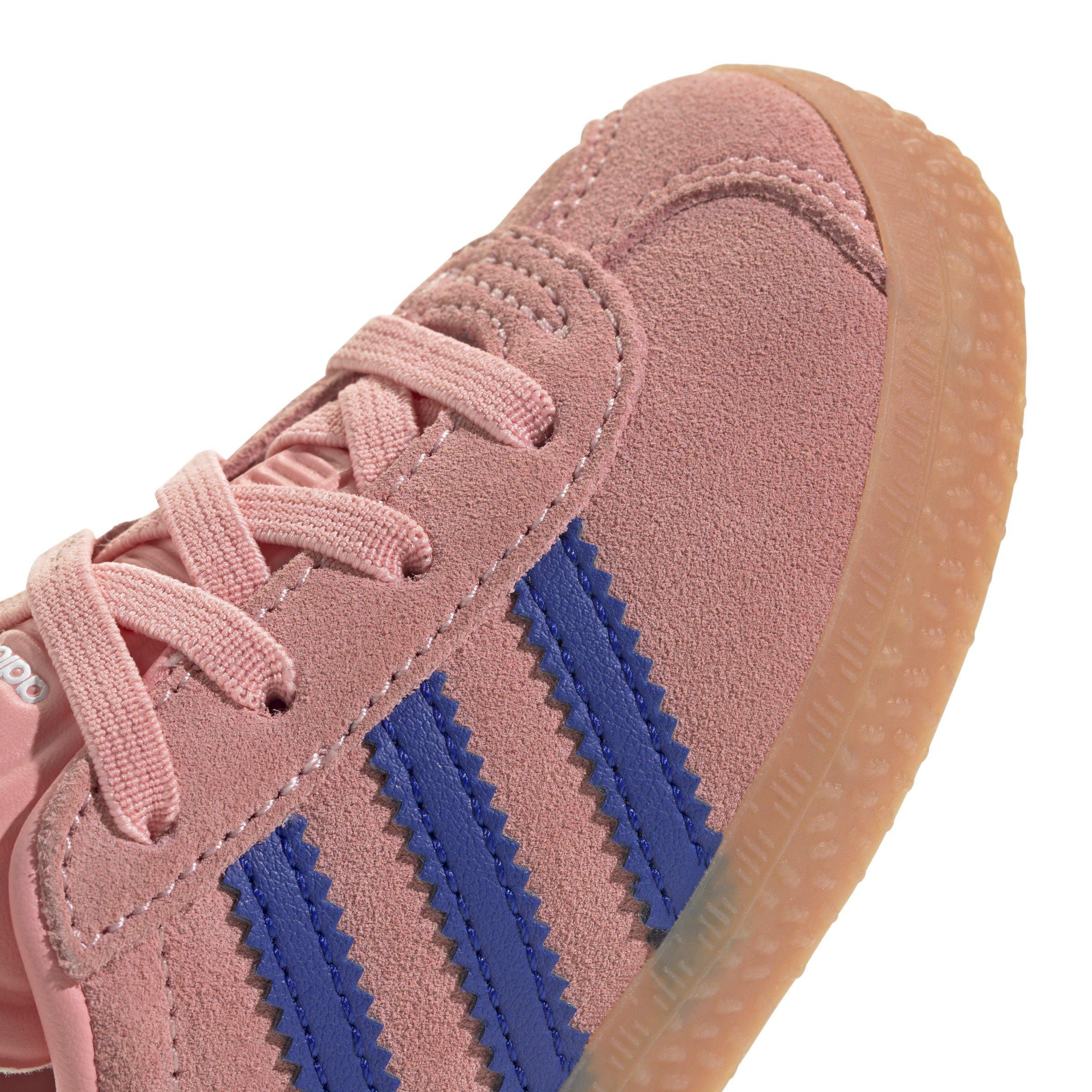 adidas Originals Gazelle "Semi Pink Spark/Lucid Blue" Toddler Girls' Shoe - PINK/BLUE Thumbnail View 7