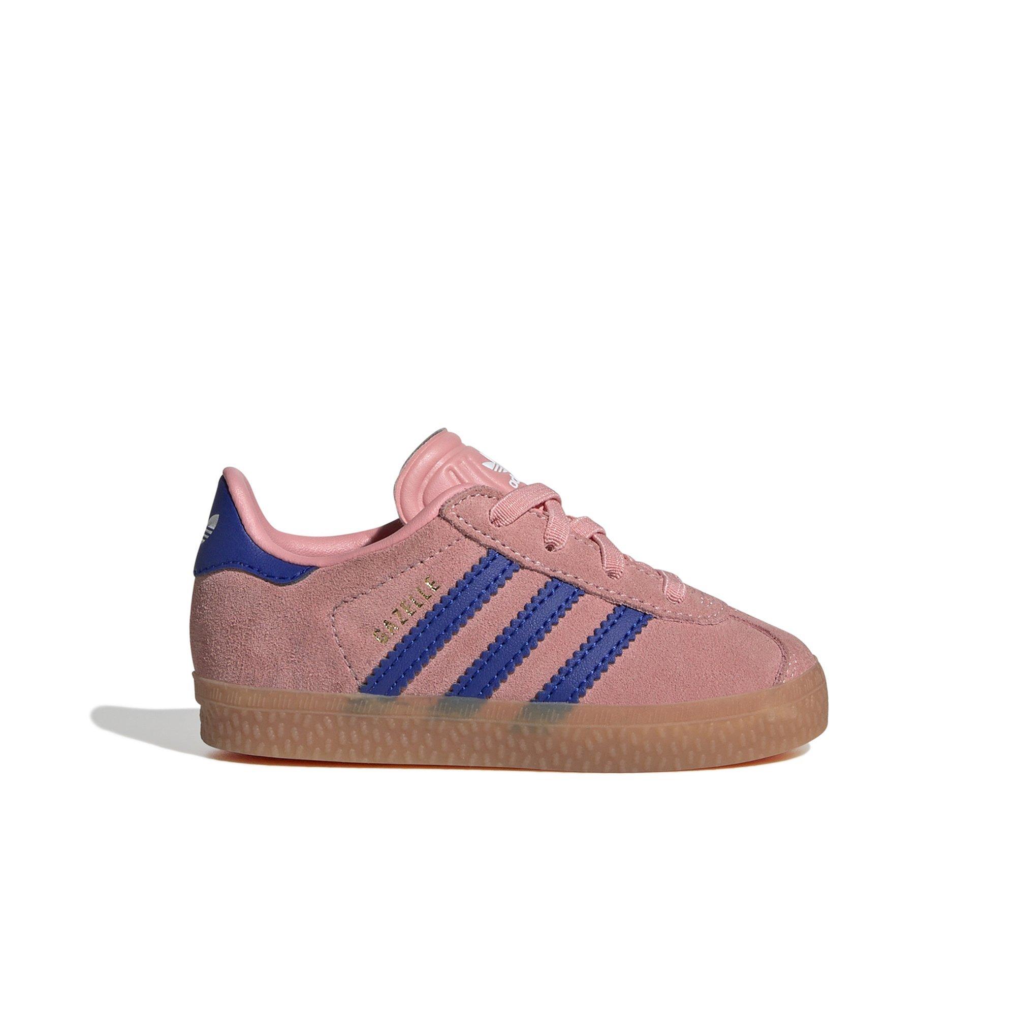 adidas Originals Gazelle "Semi Pink Spark/Lucid Blue" Toddler Girls' Shoe - PINK/BLUE