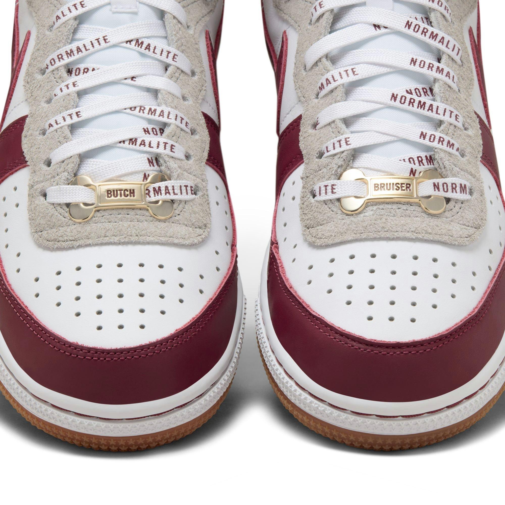 Nike Terminator High "Alabama A&M University" Men's Shoe - WHITE/DEEP MAROON/METALLIC GOLD Thumbnail View 4