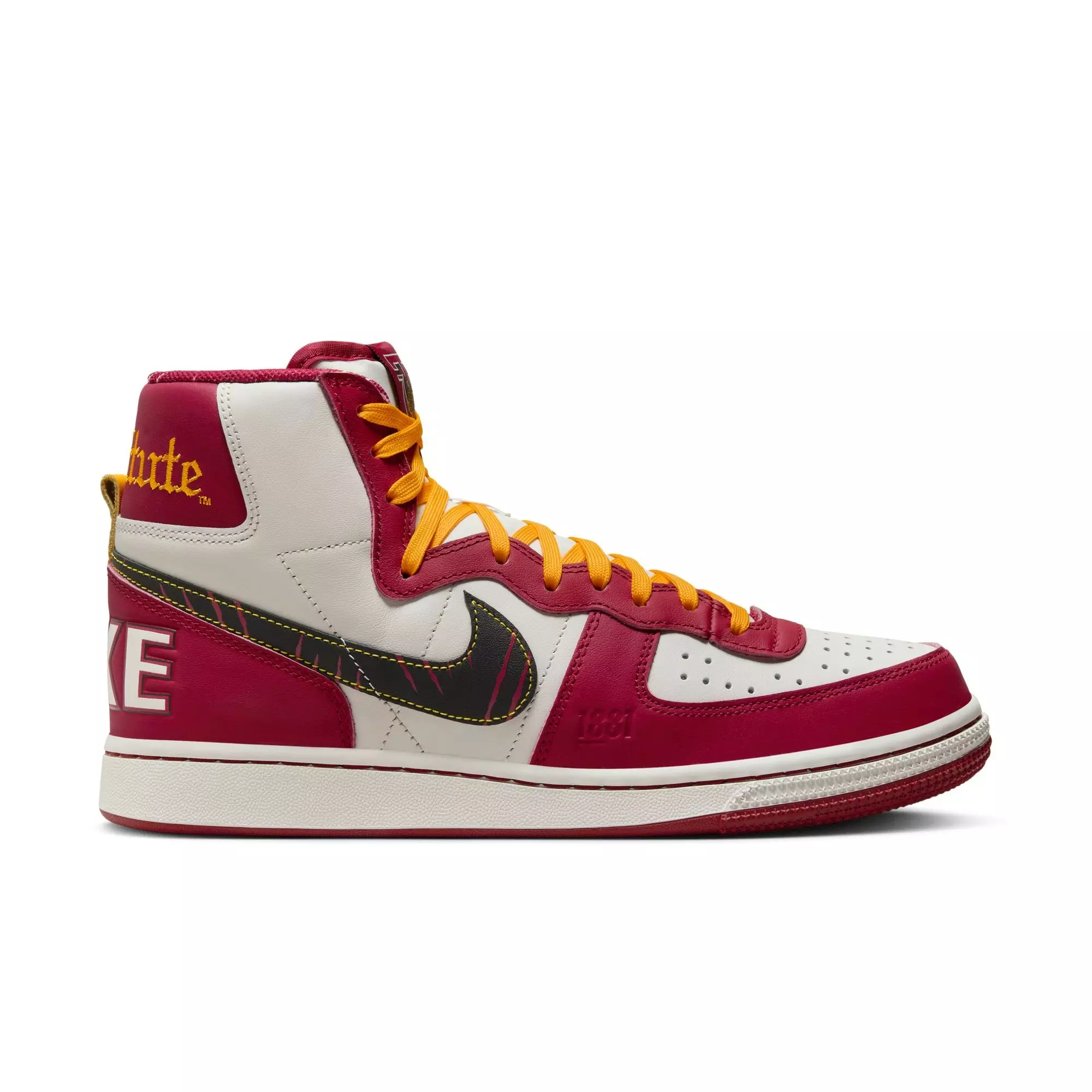 Nike Terminator High "Tuskegee University" Men's Shoe - PHANTOM/BLACK/TOUGH RED