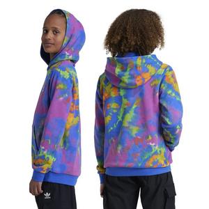 adidas Originals Big Kids' Tie-Dye Pullover Hoodie