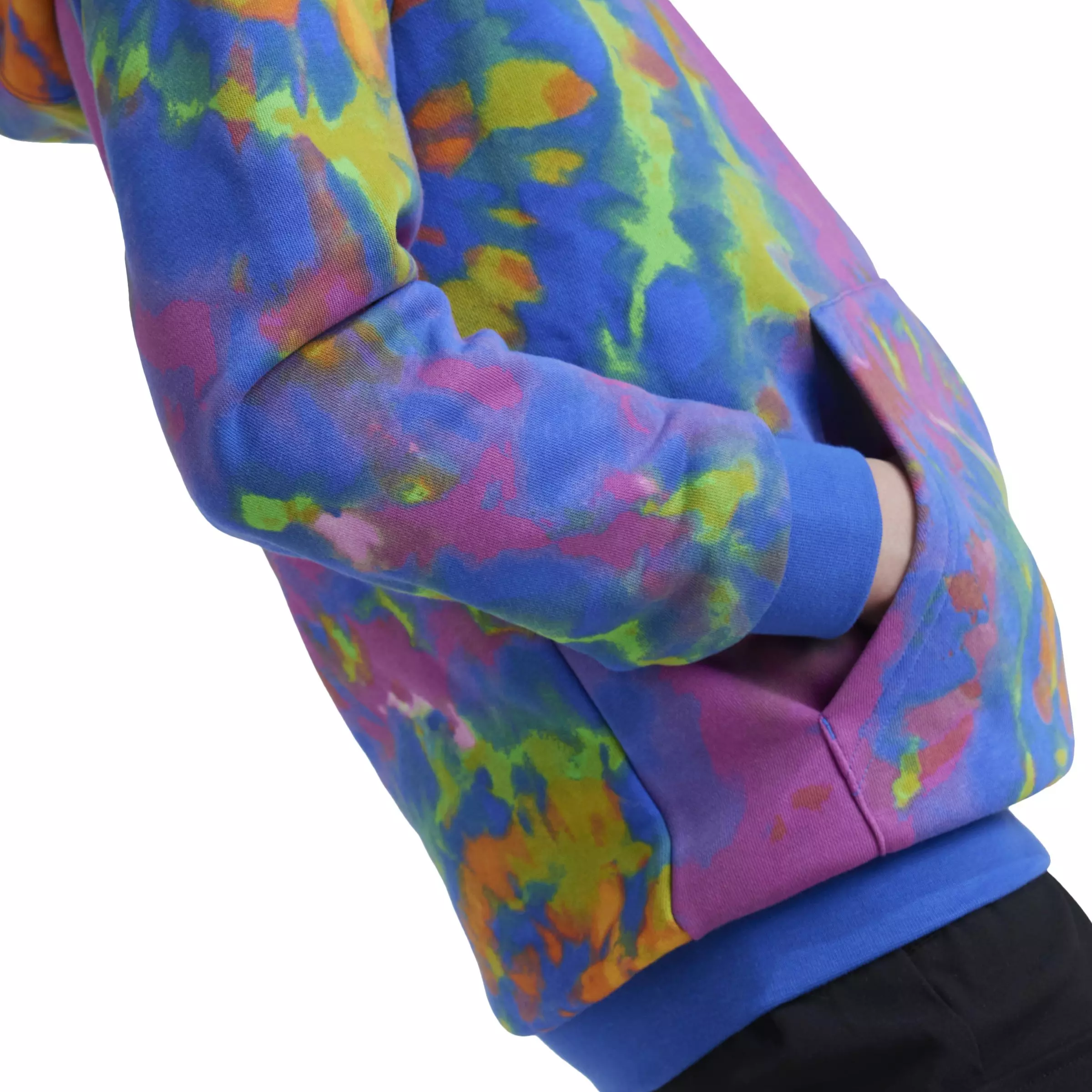 adidas Originals Big Kids' Tie-Dye Pullover Hoodie - MULTI-COLOR