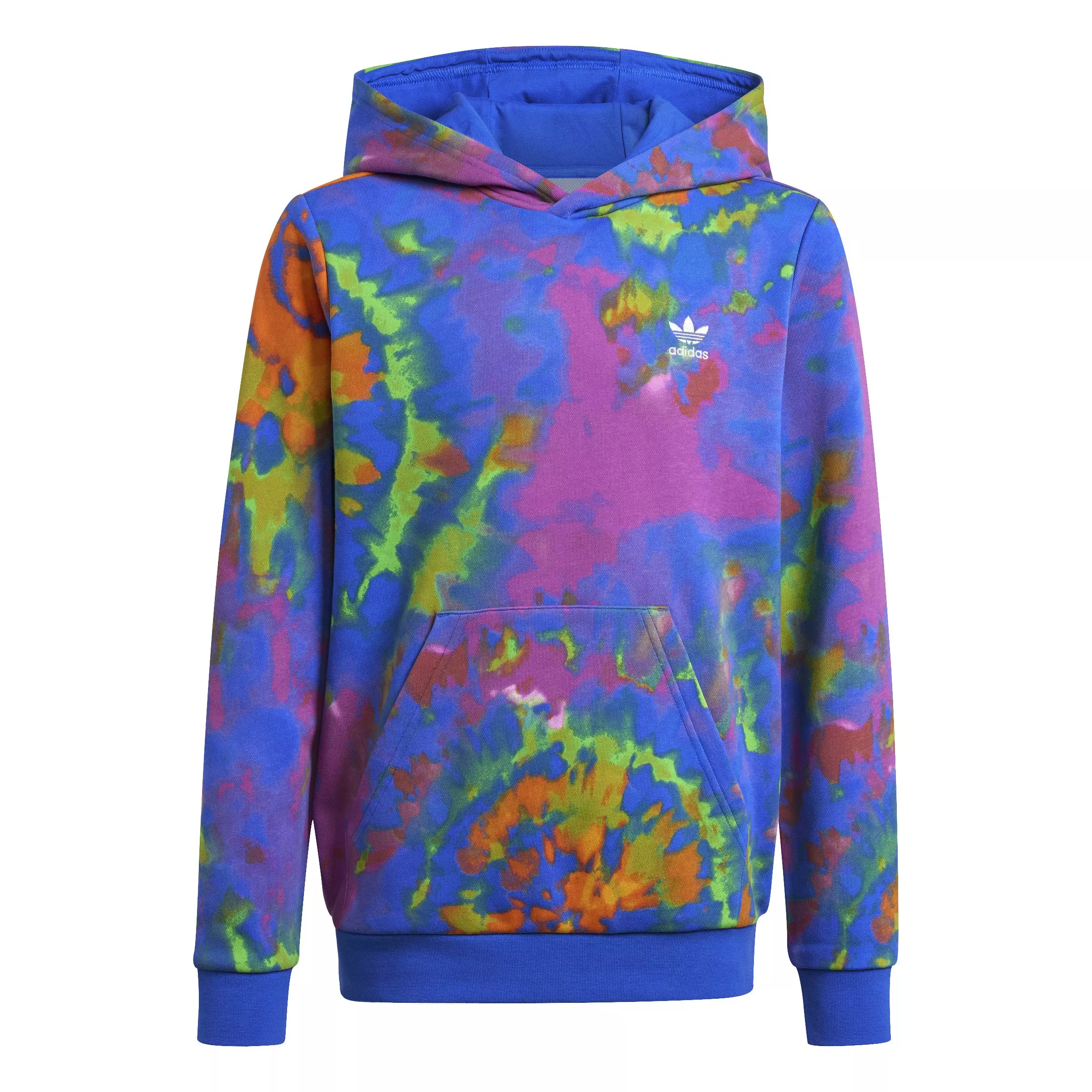 adidas Originals Big Kids' Tie-Dye Pullover Hoodie - MULTI-COLOR
